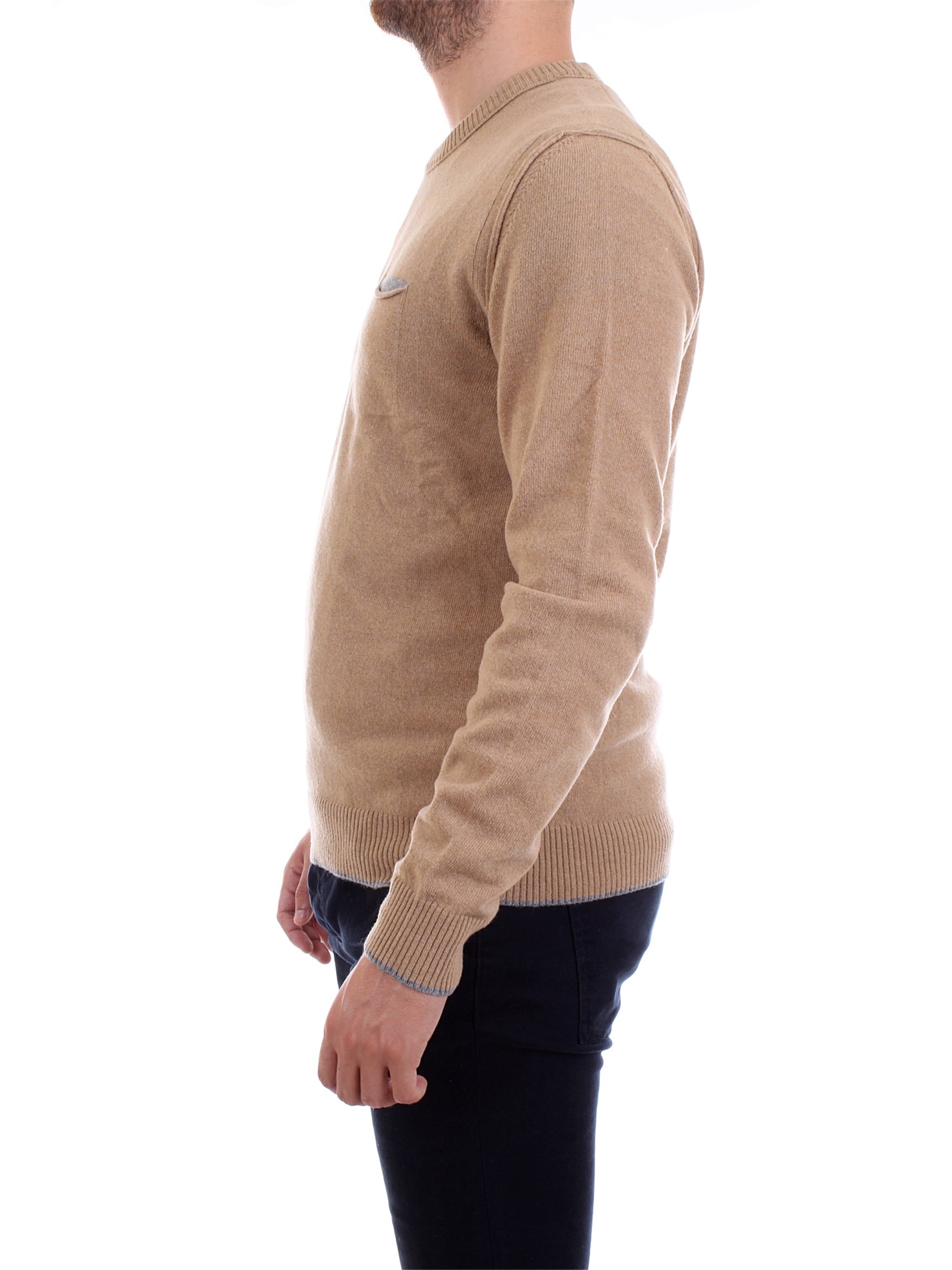 WOOLRICH WOMAG1802 Beige Clothing Man Pullover WOOLRICH WOMAG1802 Beige Clothing Man Pullover