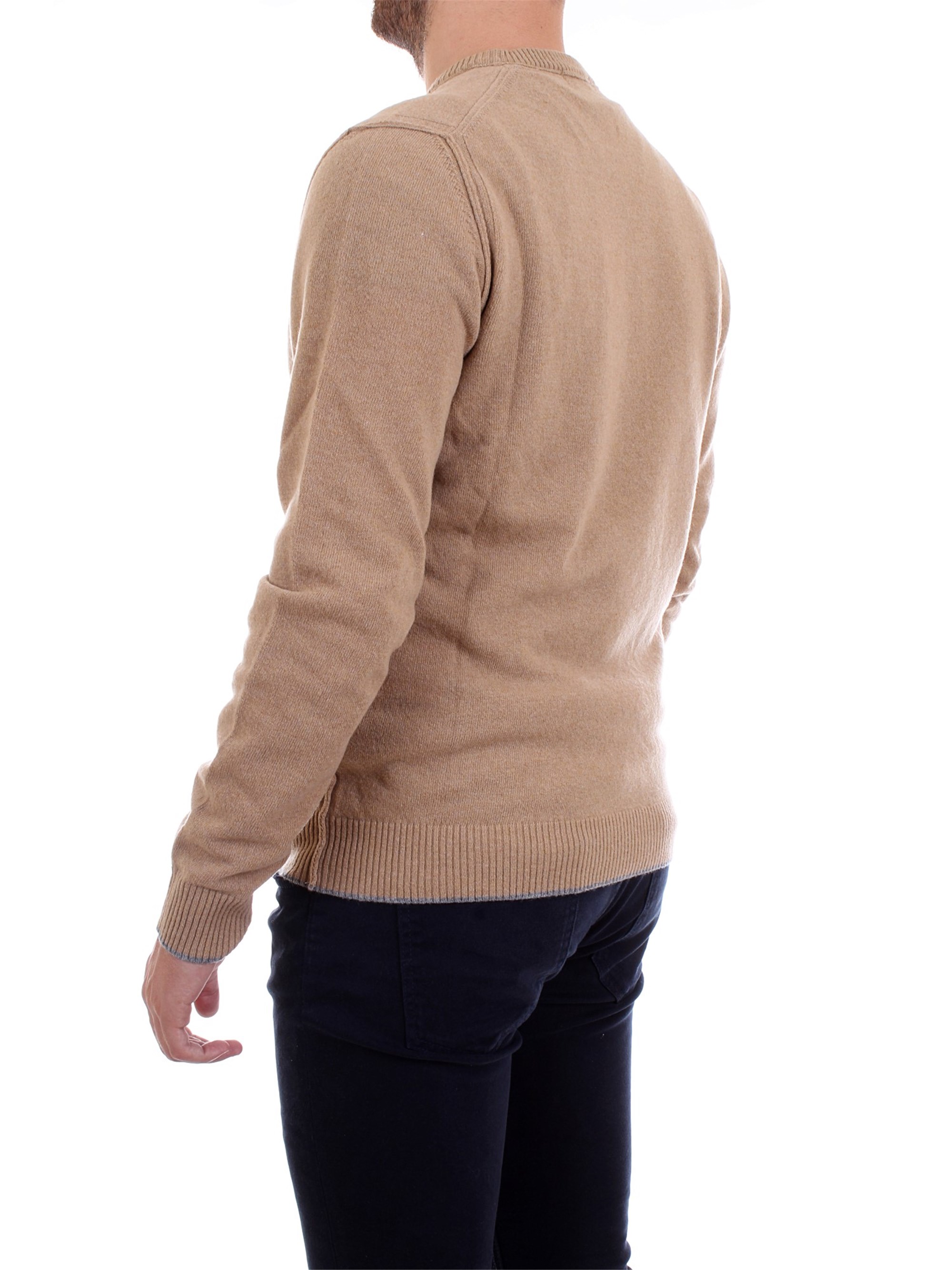 WOOLRICH WOMAG1802 Beige Clothing Man Pullover WOOLRICH WOMAG1802 Beige Clothing Man Pullover