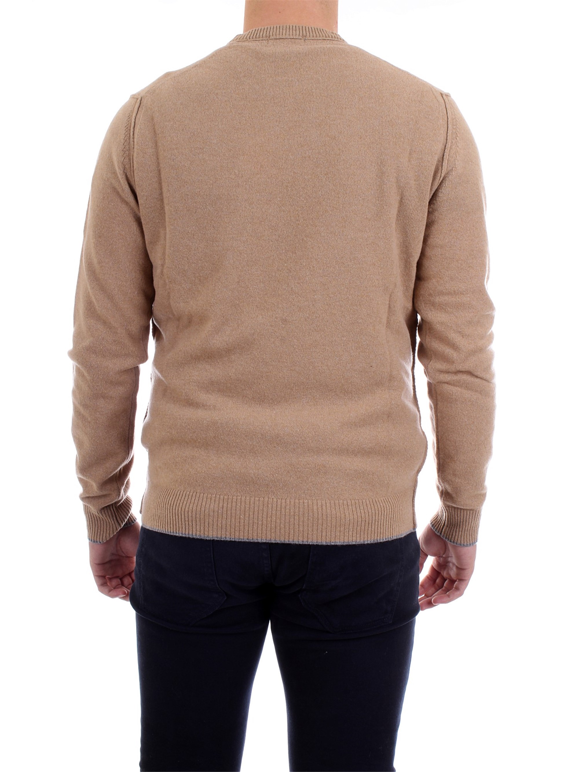 WOOLRICH WOMAG1802 Beige Clothing Man Pullover WOOLRICH WOMAG1802 Beige Clothing Man Pullover