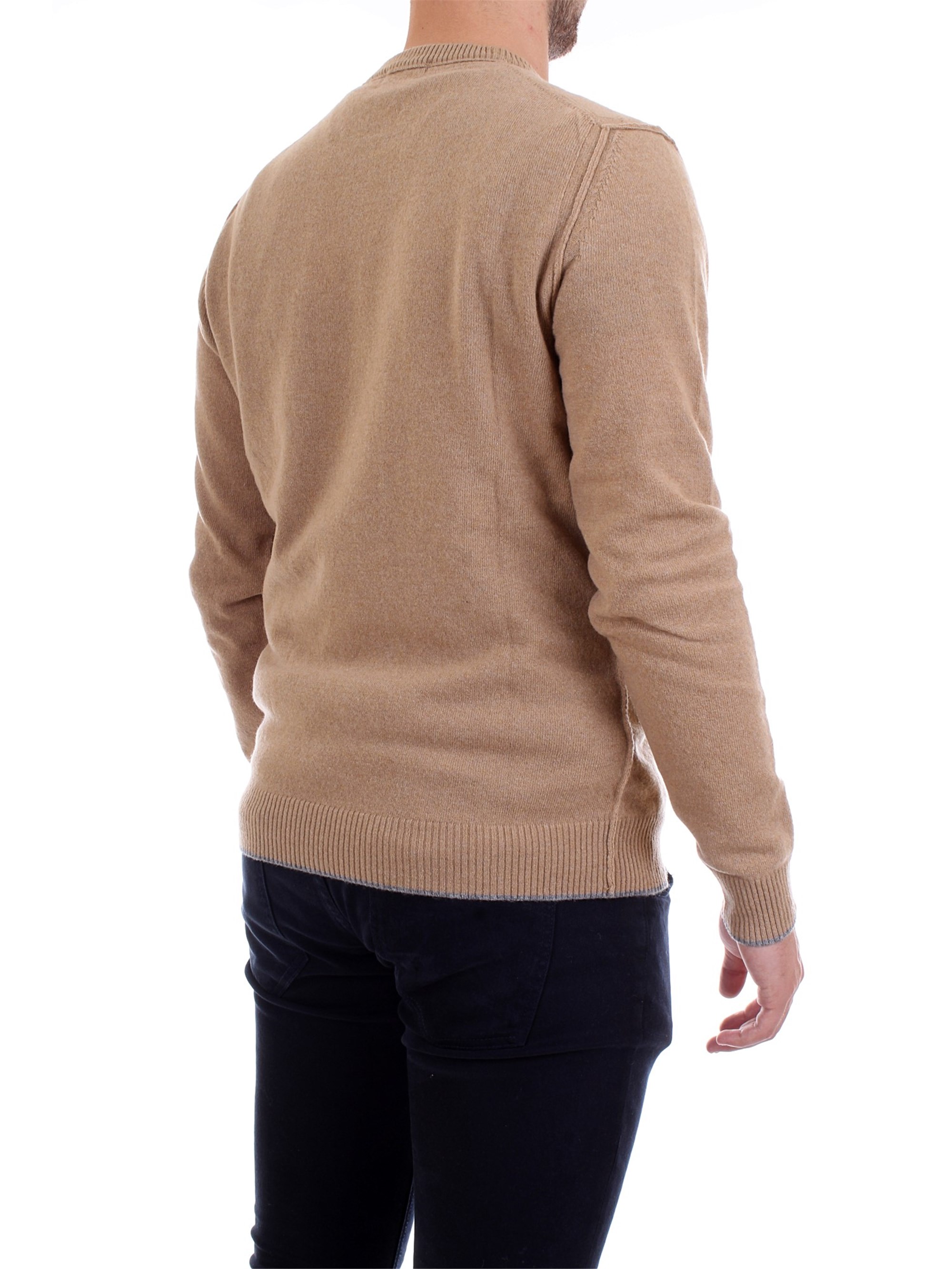 WOOLRICH WOMAG1802 Beige Clothing Man Pullover WOOLRICH WOMAG1802 Beige Clothing Man Pullover