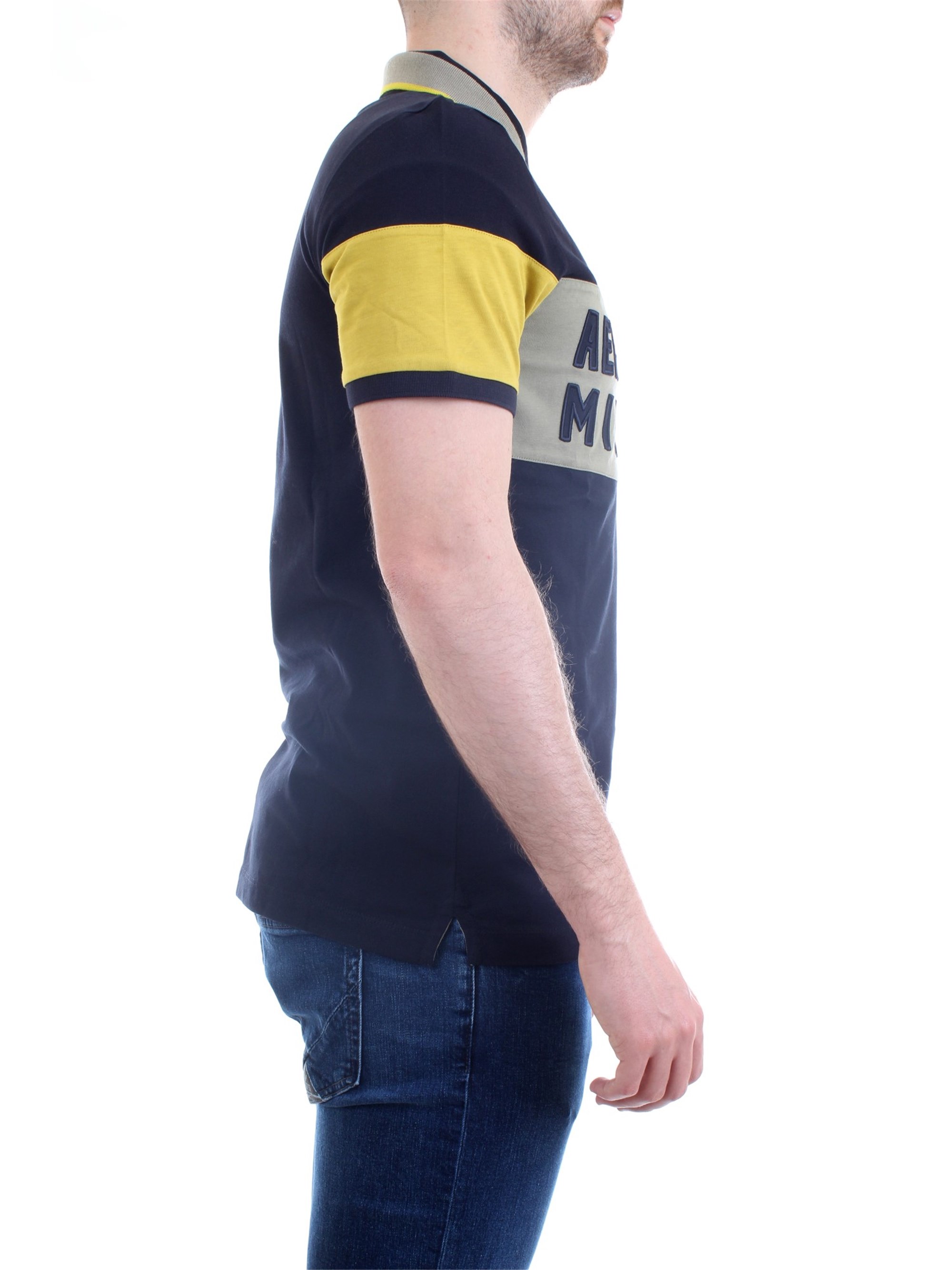AERONAUTICA MILITARE 211PO1524P173 Dark blue Clothing Man Polo shirt AERONAUTICA MILITARE 211PO1524P173 Dark blue Clothing Man Polo shirt