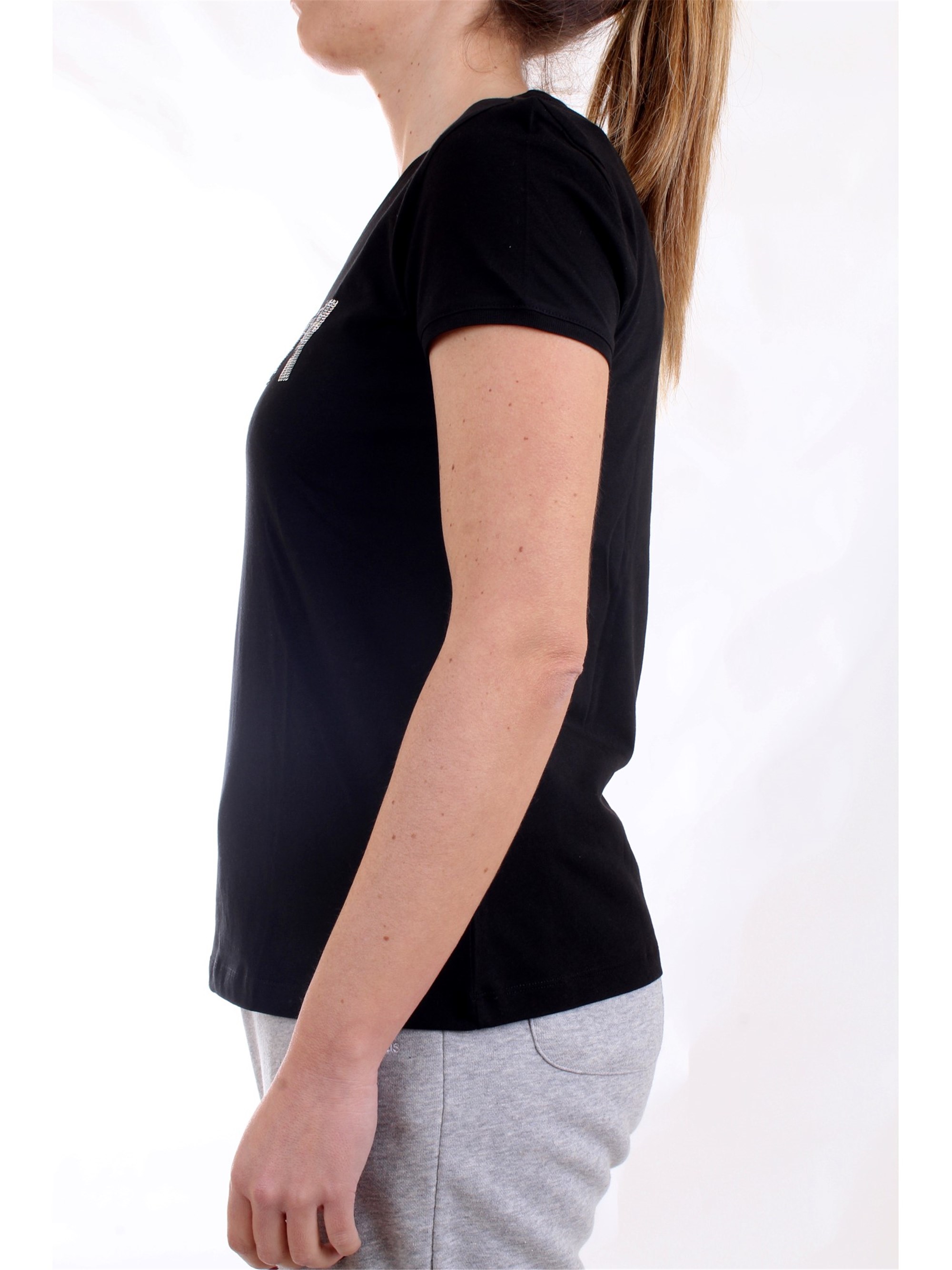 FREDDY S1WCLT1 Black Clothing Woman T-Shirt/Polo FREDDY S1WCLT1 Black Clothing Woman T-Shirt/Polo