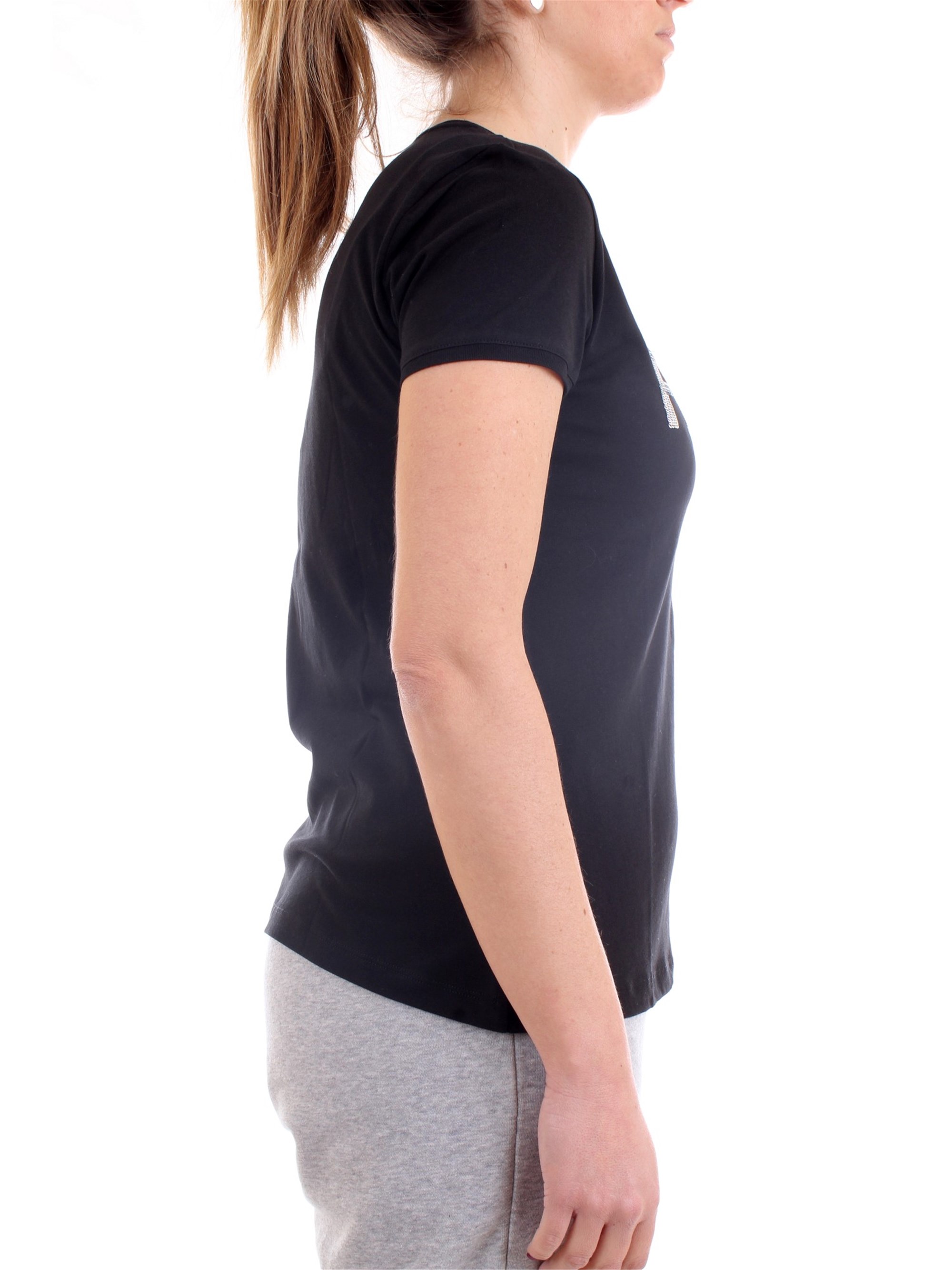 FREDDY S1WCLT1 Black Clothing Woman T-Shirt/Polo FREDDY S1WCLT1 Black Clothing Woman T-Shirt/Polo