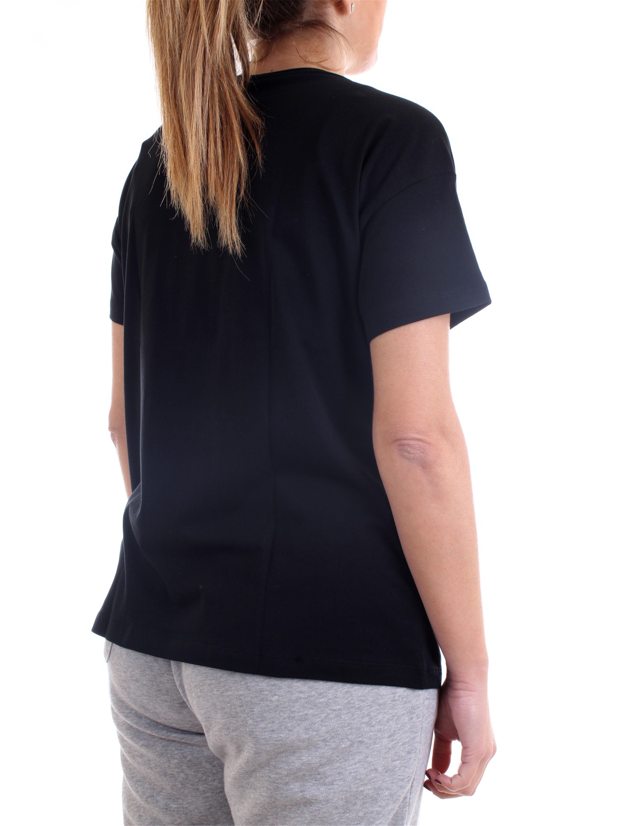 FREDDY S1WSDT5 Black Clothing Woman T-Shirt/Polo FREDDY S1WSDT5 Black Clothing Woman T-Shirt/Polo