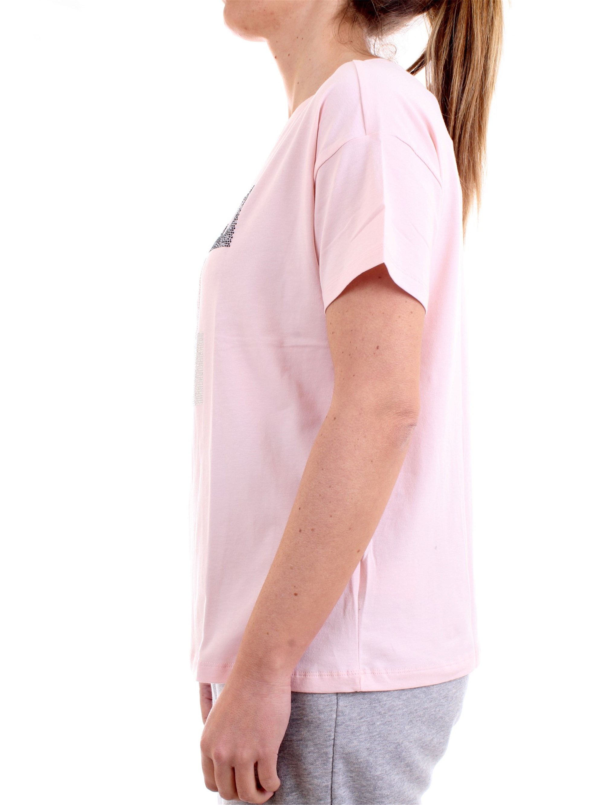 FREDDY S1WSDT5 Pink Clothing Woman T-Shirt/Polo FREDDY S1WSDT5 Pink Clothing Woman T-Shirt/Polo