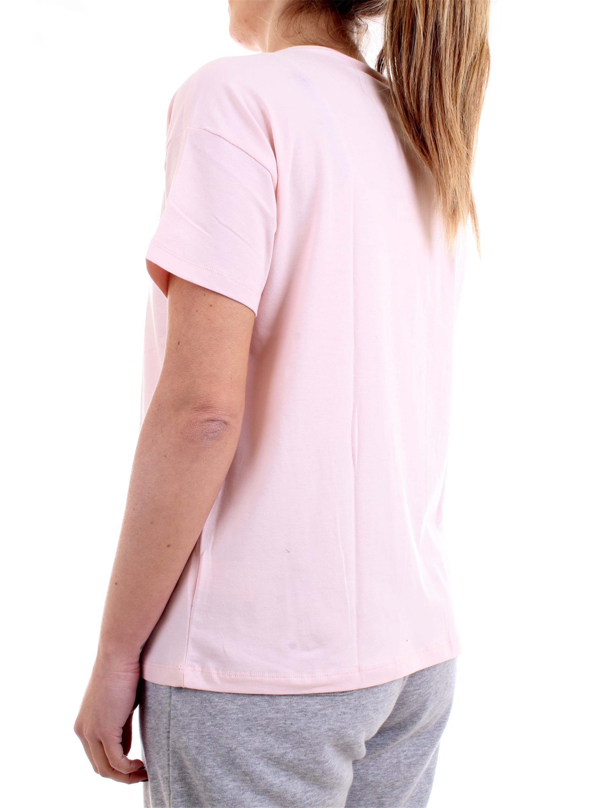 FREDDY S1WSDT5 Pink Clothing Woman T-Shirt/Polo FREDDY S1WSDT5 Pink Clothing Woman T-Shirt/Polo