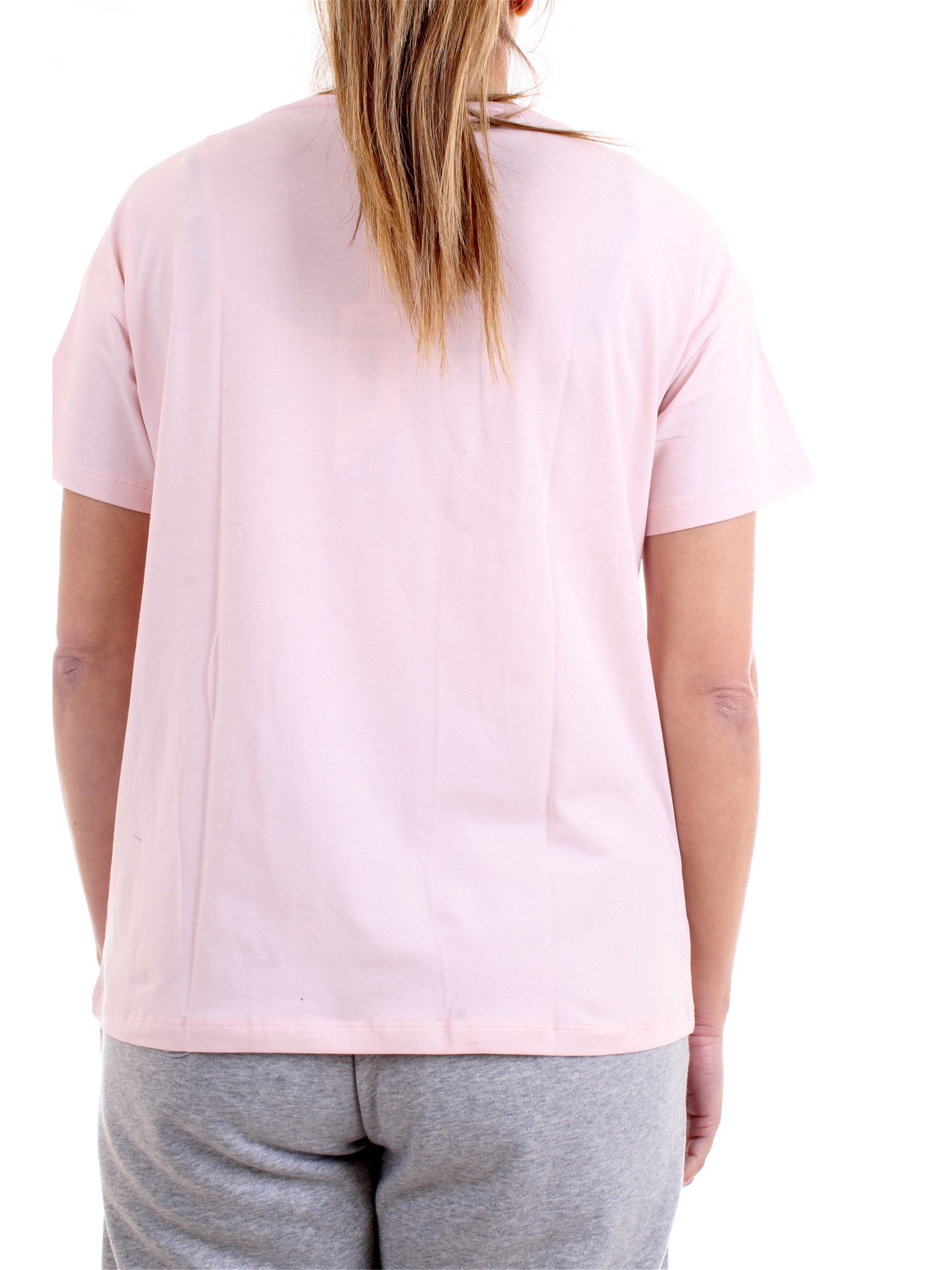 FREDDY S1WSDT5 Pink Clothing Woman T-Shirt/Polo FREDDY S1WSDT5 Pink Clothing Woman T-Shirt/Polo