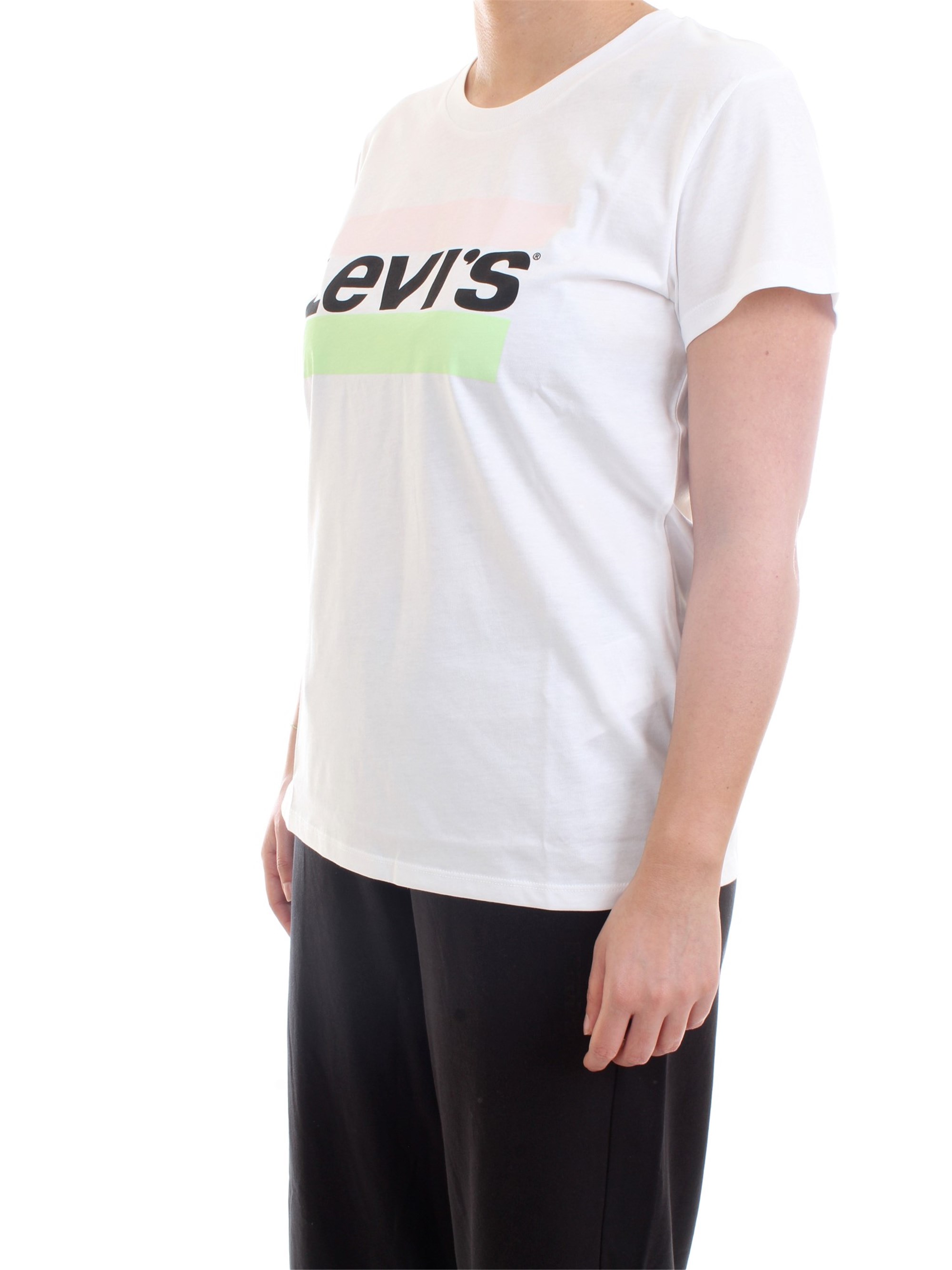 LEVI'S 17369-1499 White Clothing Woman T-Shirt/Polo LEVI'S 17369-1499 White Clothing Woman T-Shirt/Polo