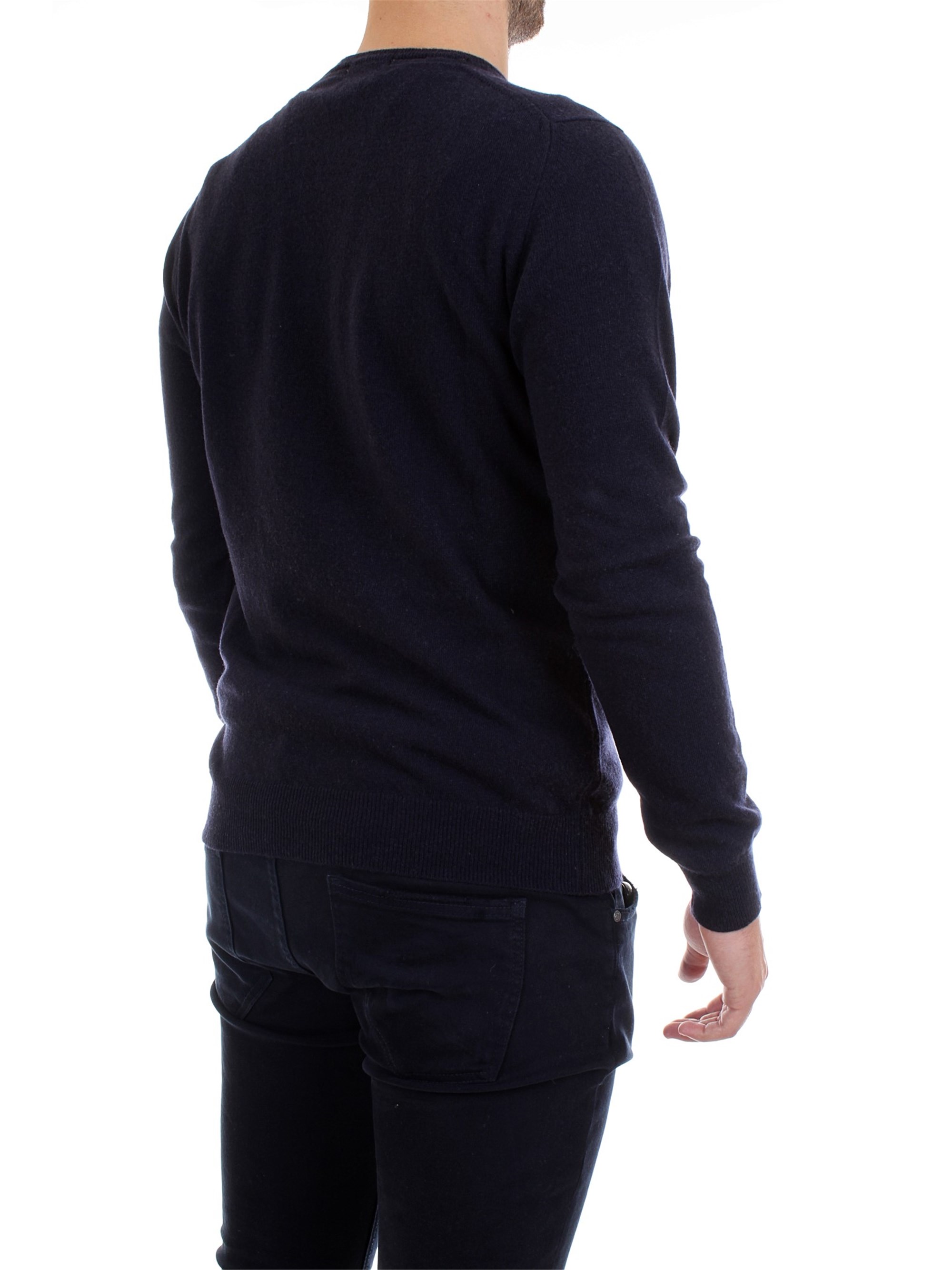 WOOLRICH WOMAG1737 Blue Clothing Man Pullover WOOLRICH WOMAG1737 Blue Clothing Man Pullover