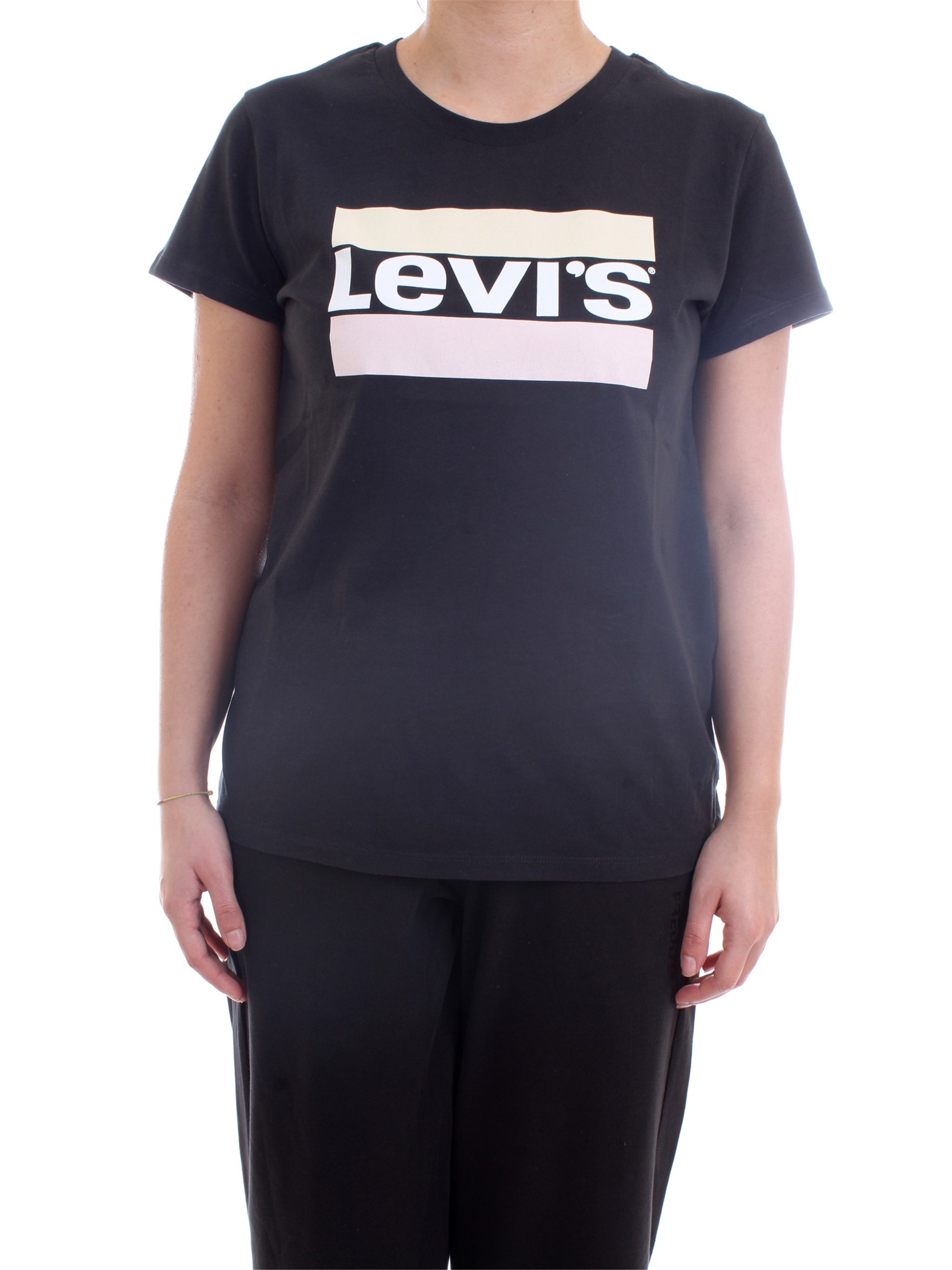 LEVI'S 17369-1498 Black Clothing Woman T-Shirt/Polo LEVI'S 17369-1498 Black Clothing Woman T-Shirt/Polo