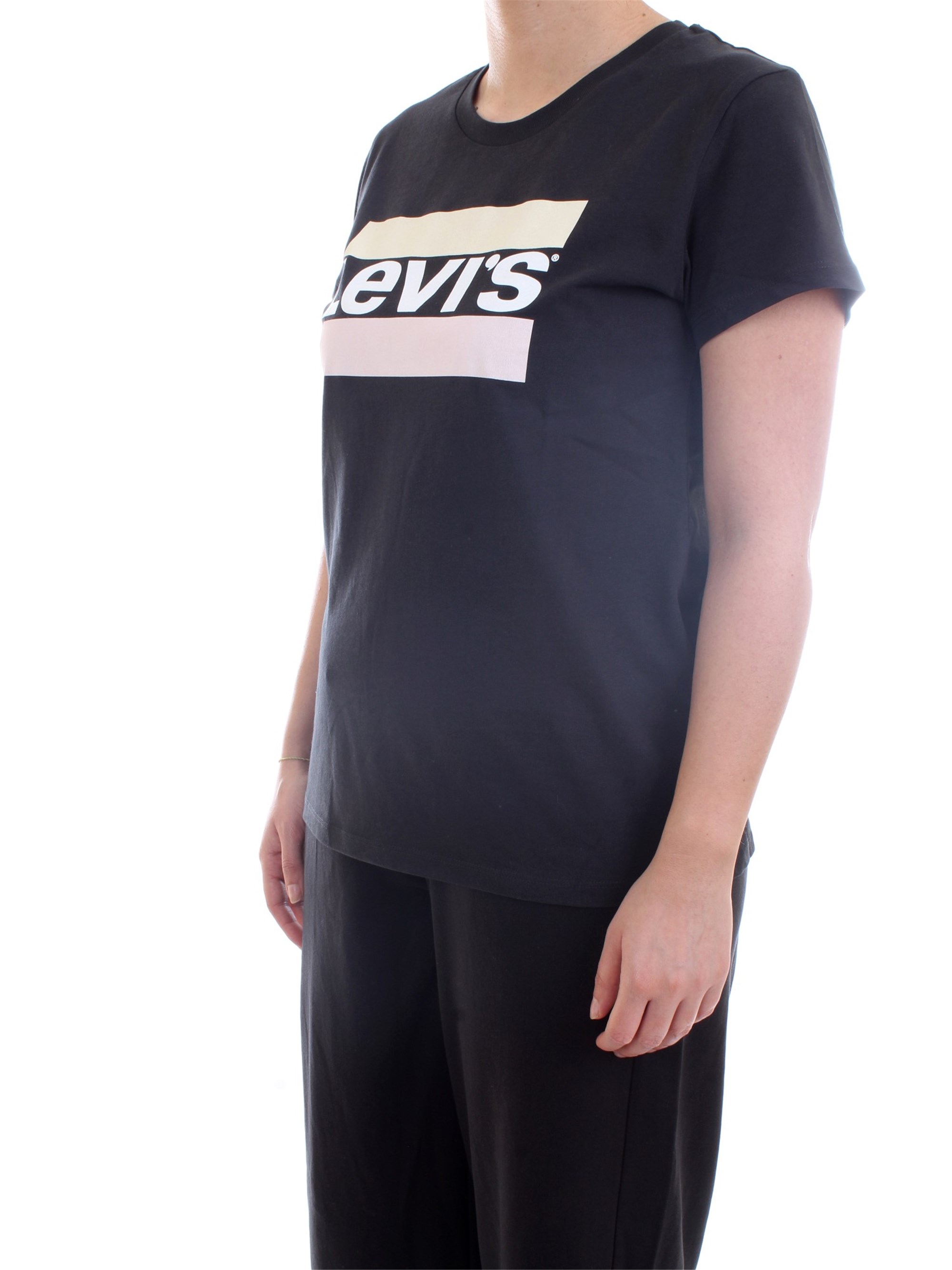 LEVI'S 17369-1498 Black Clothing Woman T-Shirt/Polo LEVI'S 17369-1498 Black Clothing Woman T-Shirt/Polo