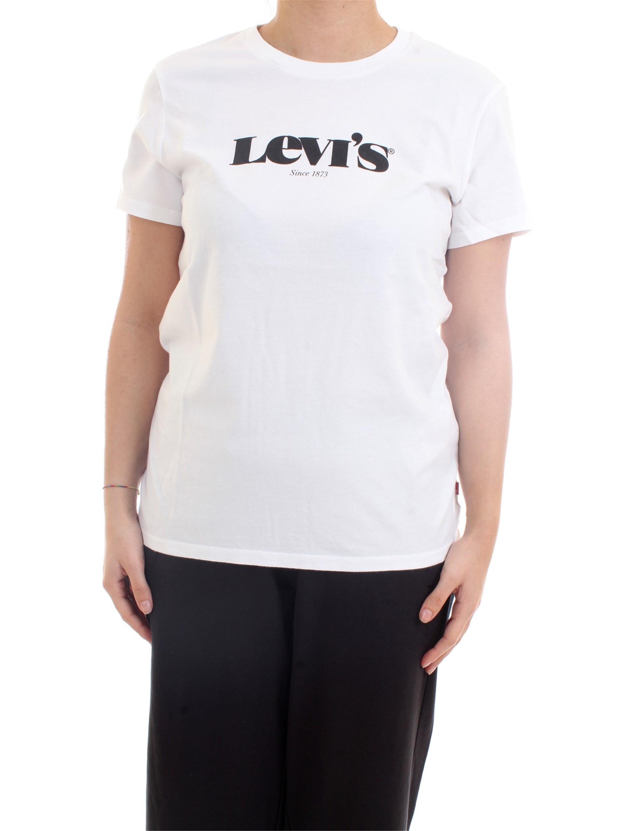 LEVI'S 17369-1249 White Clothing Woman T-Shirt/Polo LEVI'S 17369-1249 White Clothing Woman T-Shirt/Polo
