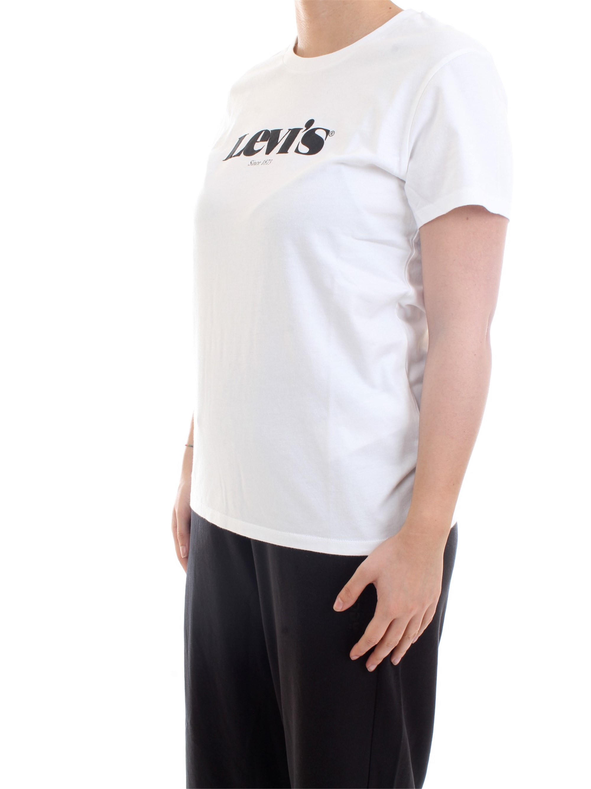 LEVI'S 17369-1249 White Clothing Woman T-Shirt/Polo LEVI'S 17369-1249 White Clothing Woman T-Shirt/Polo