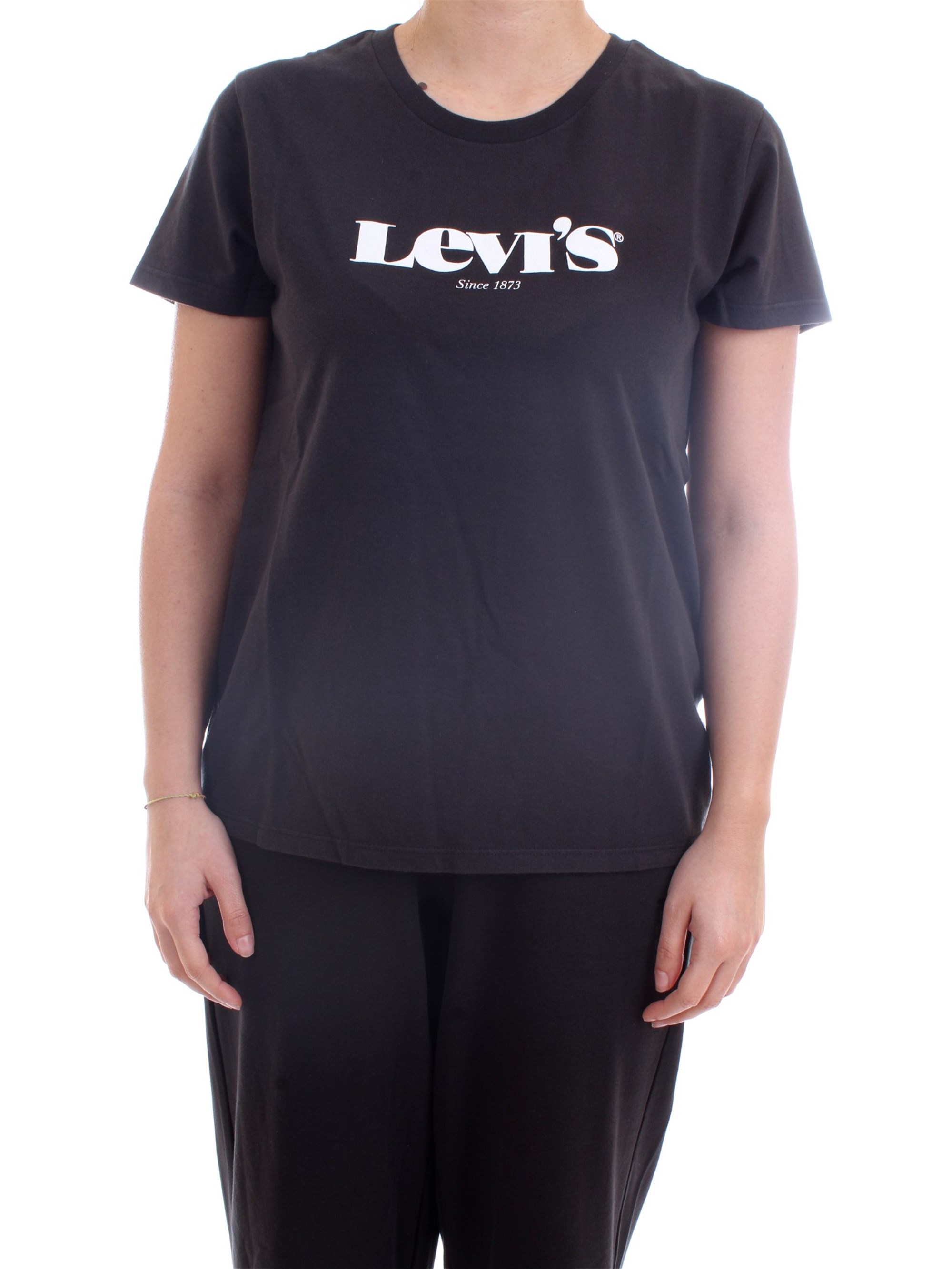 LEVI'S 17369-1250 Black Clothing Woman T-Shirt/Polo LEVI'S 17369-1250 Black Clothing Woman T-Shirt/Polo