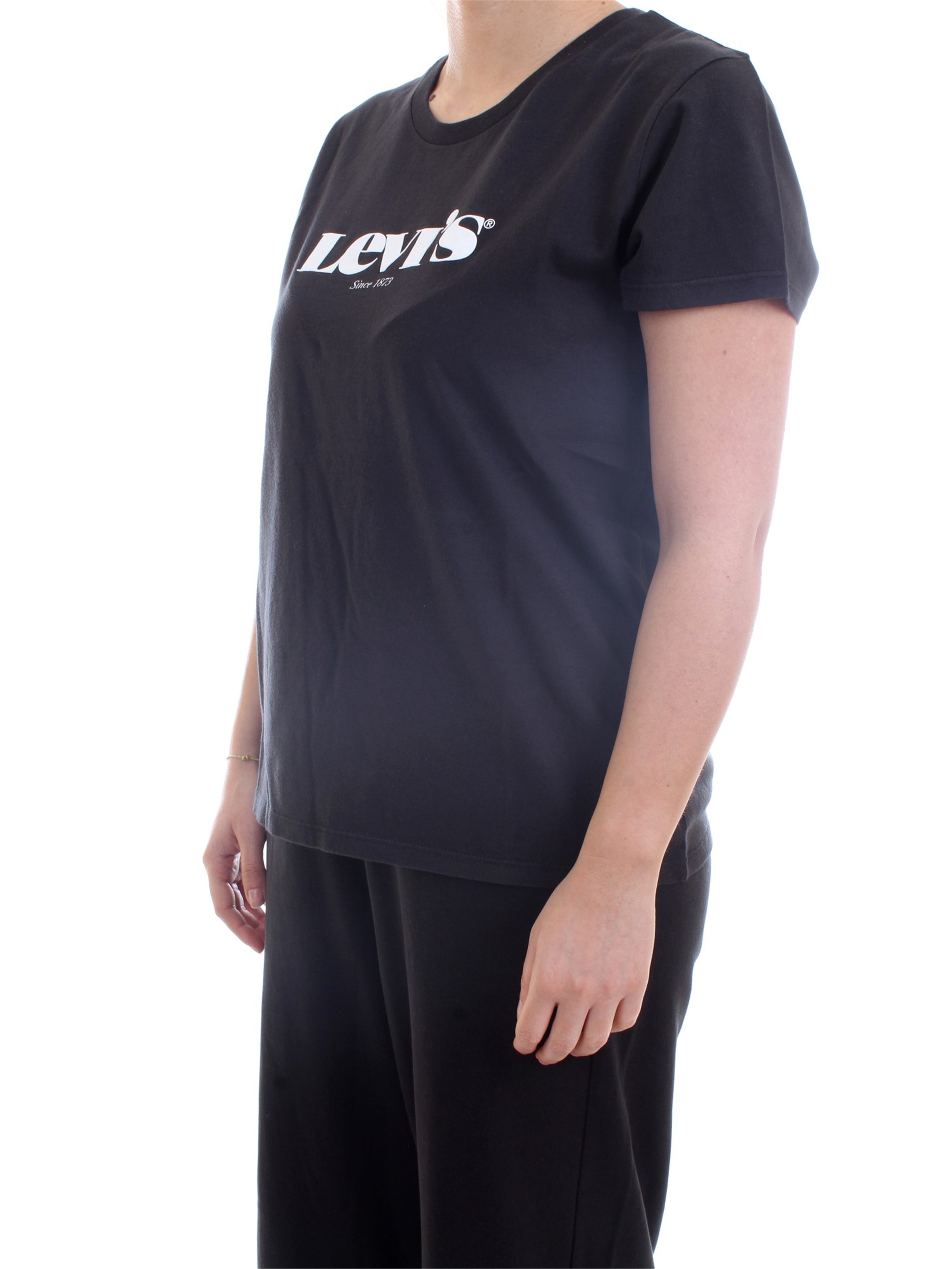 LEVI'S 17369-1250 Black Clothing Woman T-Shirt/Polo LEVI'S 17369-1250 Black Clothing Woman T-Shirt/Polo