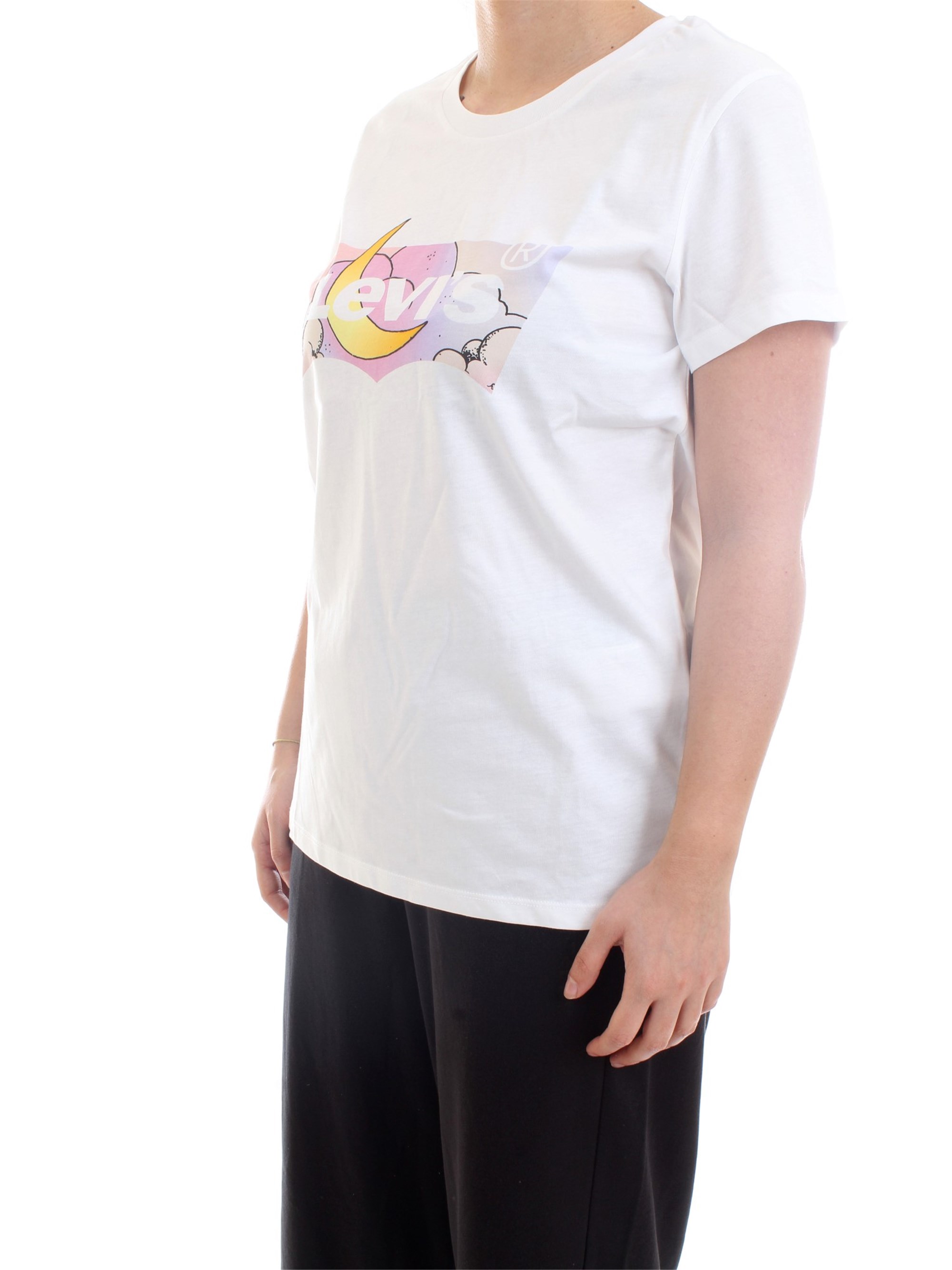 LEVI'S 17369-1251 White Clothing Woman T-Shirt/Polo LEVI'S 17369-1251 White Clothing Woman T-Shirt/Polo