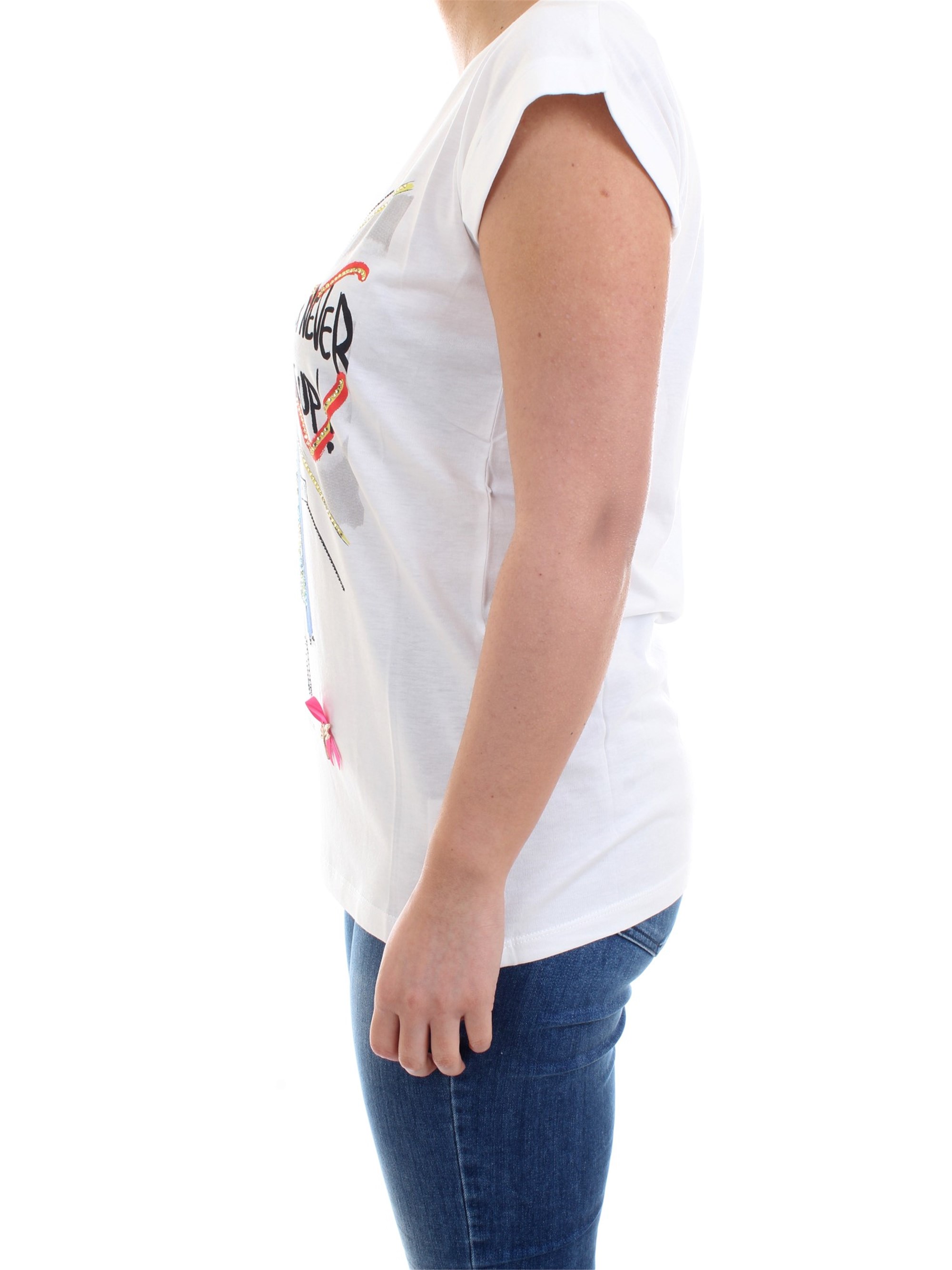 NENETTE - TOUS LES JOURS 31TJ-DEK White Clothing Woman T-Shirt/Polo NENETTE - TOUS LES JOURS 31TJ-DEK White Clothing Woman T-Shirt/Polo