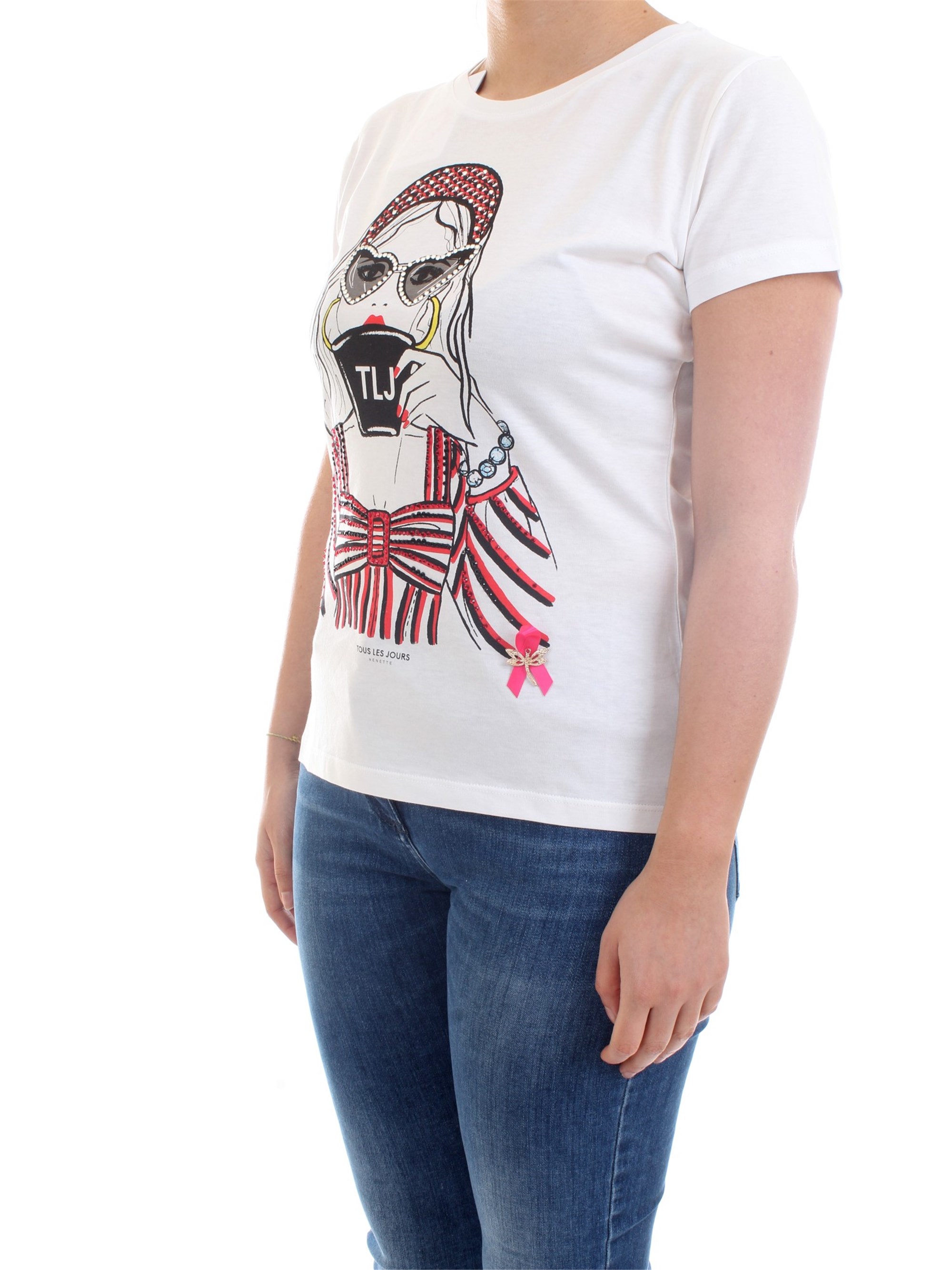 NENETTE - TOUS LES JOURS 31TJ-DARIS White Clothing Woman T-Shirt/Polo NENETTE - TOUS LES JOURS 31TJ-DARIS White Clothing Woman T-Shirt/Polo