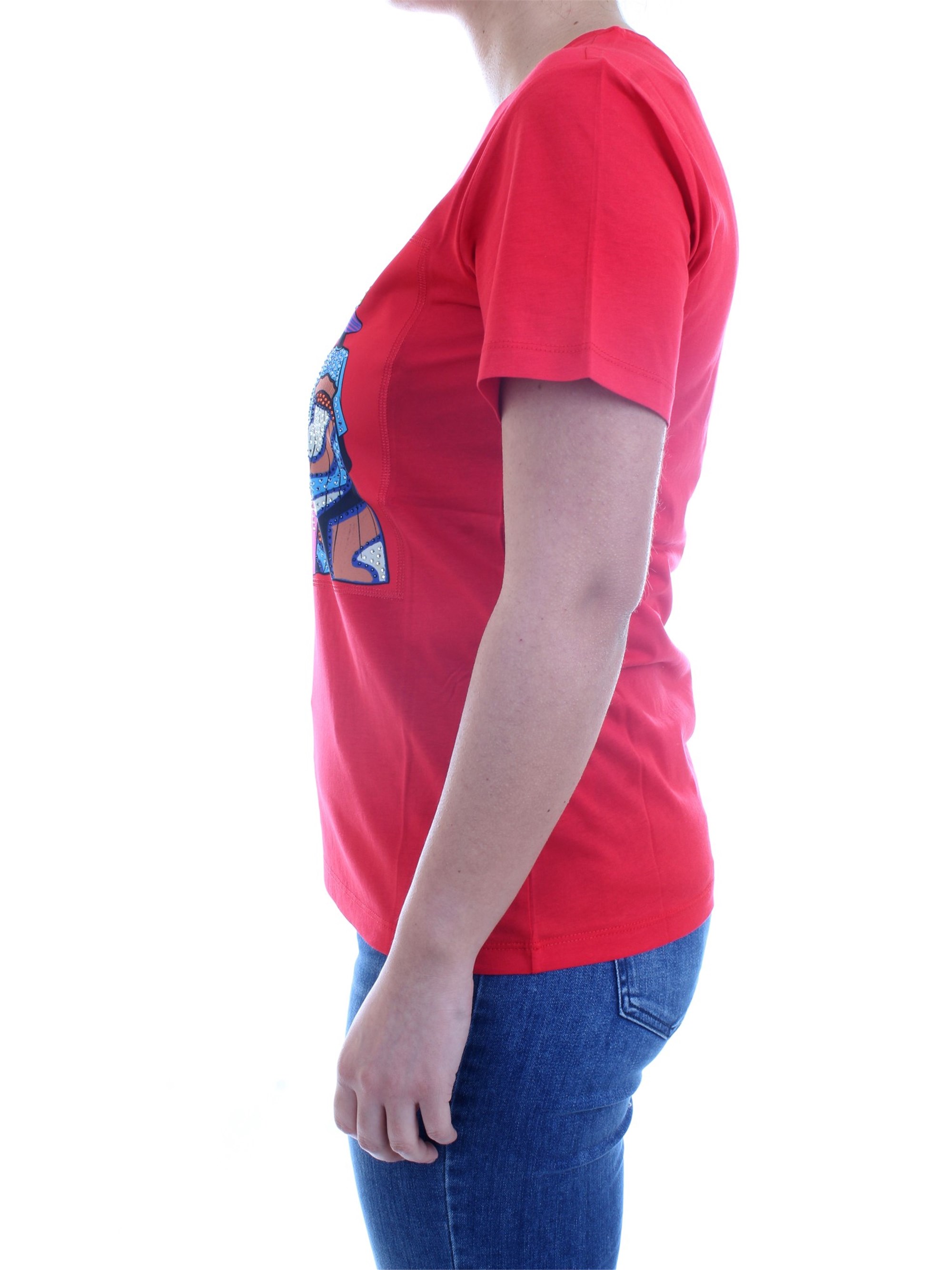 NENETTE - TOUS LES JOURS 31TJ-DUCK Red Clothing Woman T-Shirt/Polo NENETTE - TOUS LES JOURS 31TJ-DUCK Red Clothing Woman T-Shirt/Polo