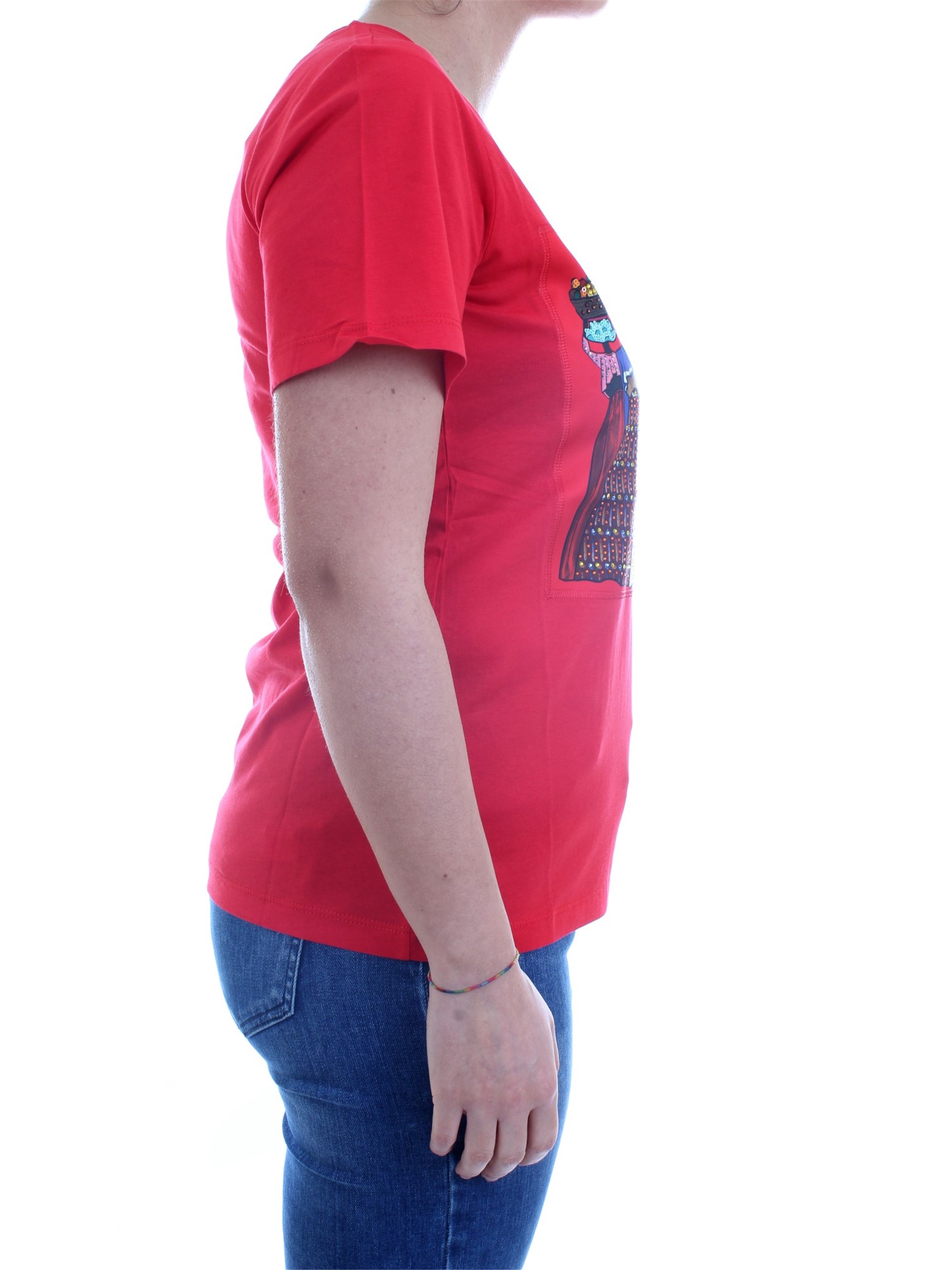 NENETTE - TOUS LES JOURS 31TJ-DUCK Red Clothing Woman T-Shirt/Polo NENETTE - TOUS LES JOURS 31TJ-DUCK Red Clothing Woman T-Shirt/Polo