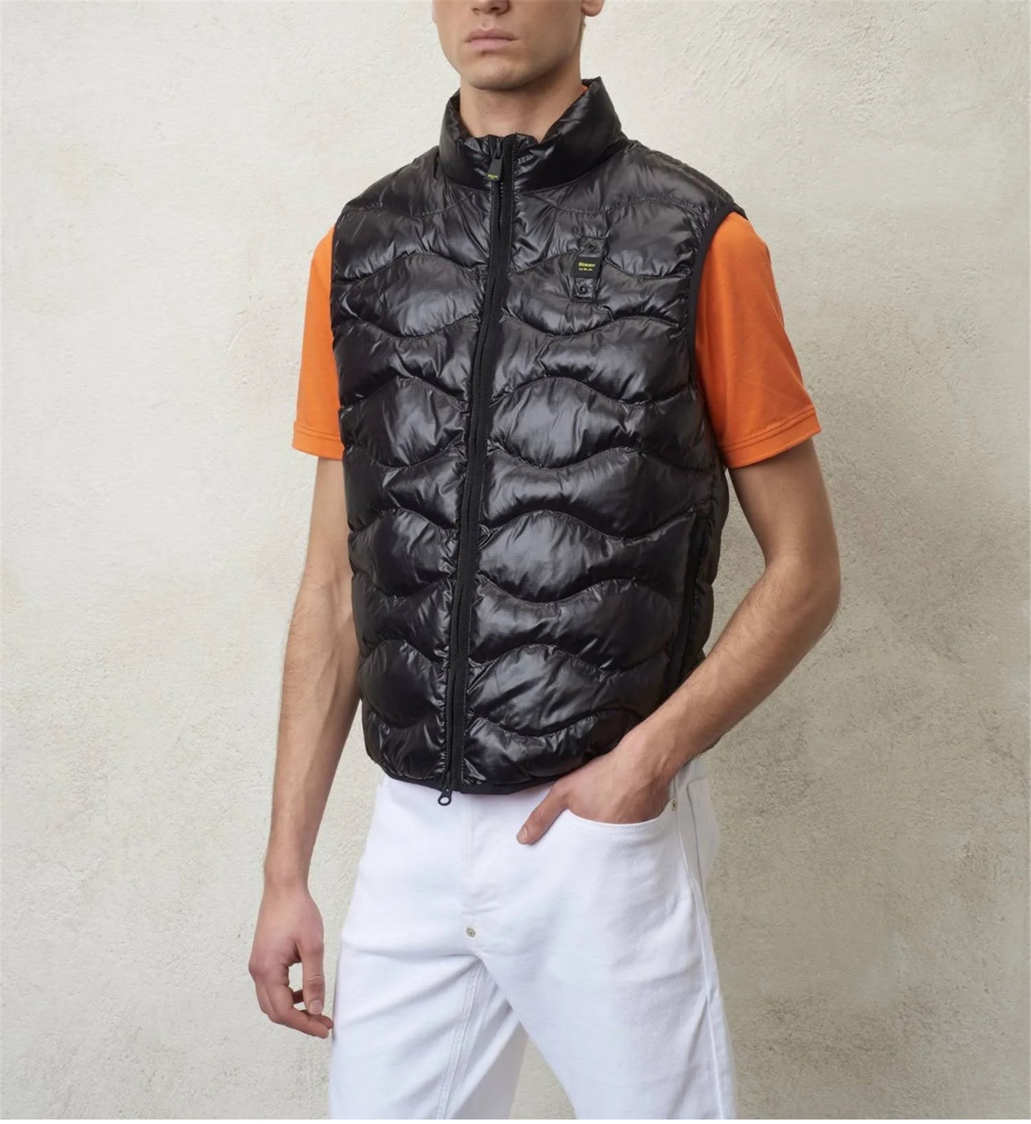 Blauer 25SBLUX02230 005958 Nero Abbigliamento Uomo Gilet Blauer 25SBLUX02230 005958 Nero Abbigliamento Uomo Gilet