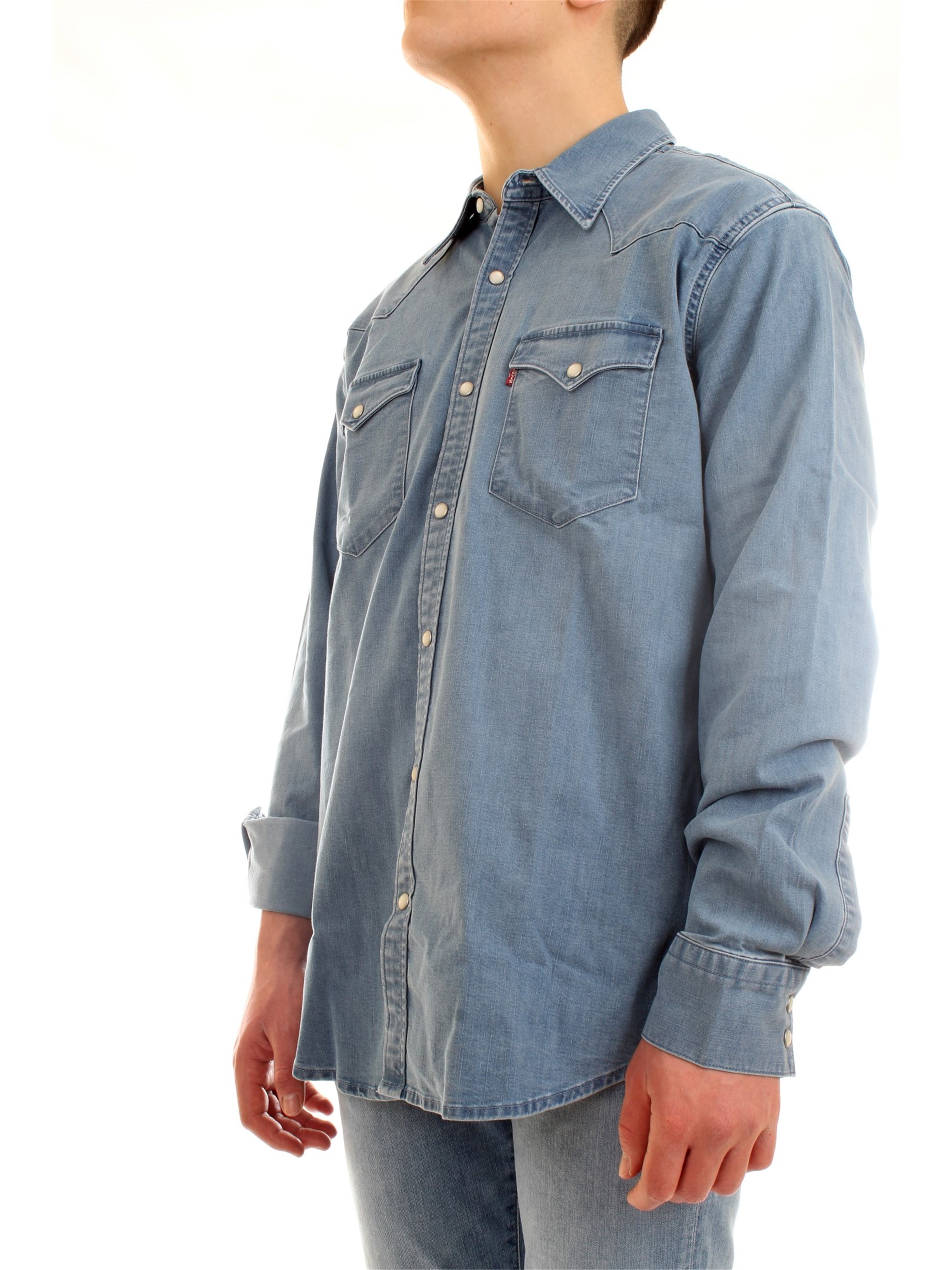LEVI'S 85744 Light blue Clothing Man Shirt LEVI'S 85744 Light blue Clothing Man Shirt