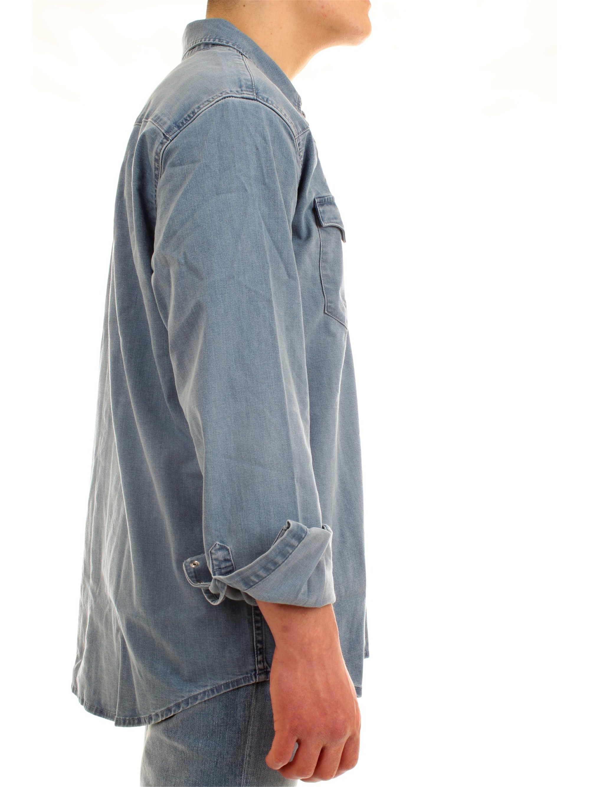 LEVI'S 85744 Light blue Clothing Man Shirt LEVI'S 85744 Light blue Clothing Man Shirt