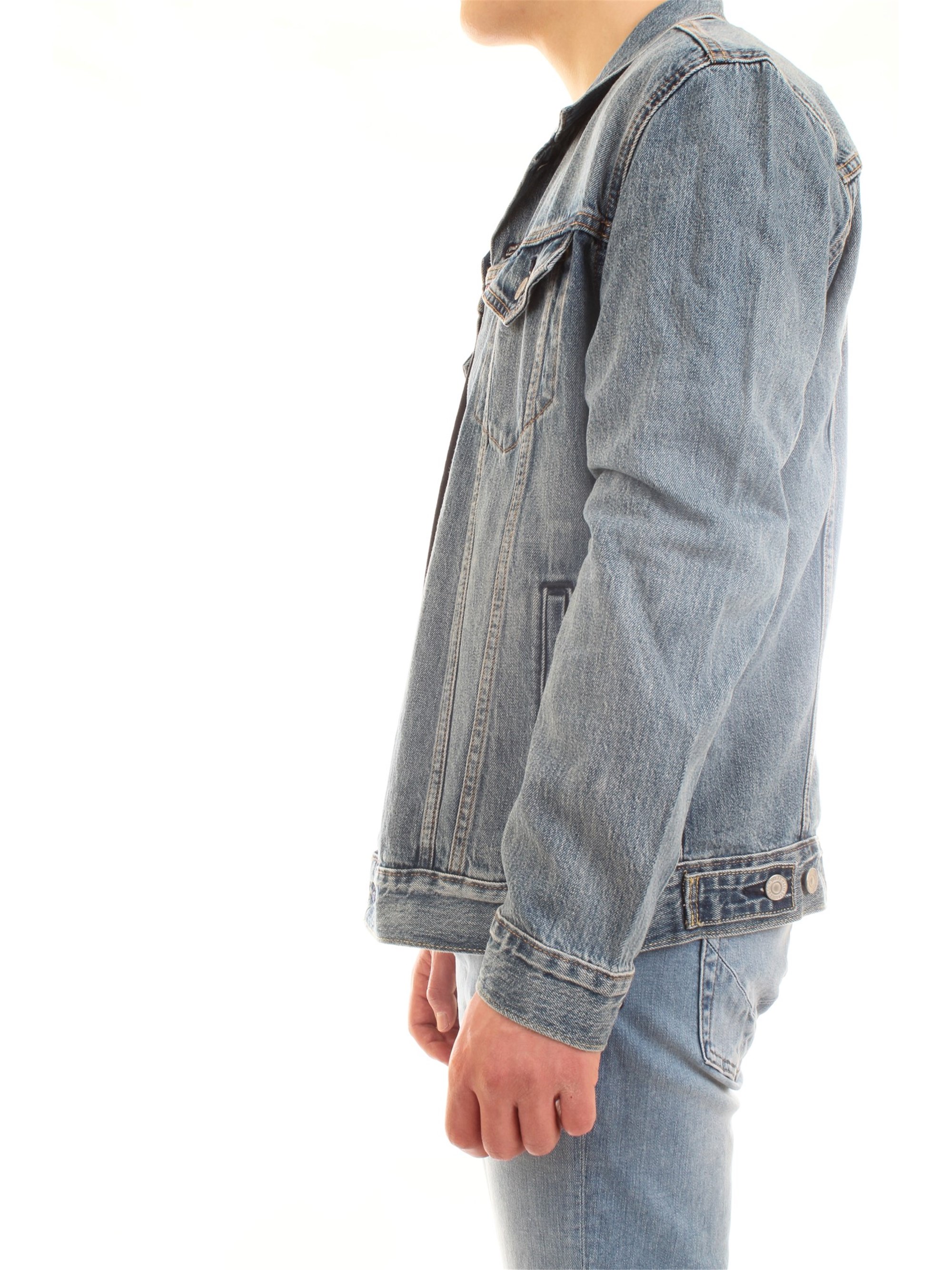 LEVI'S 72334 Medium blue Clothing Man Jacket LEVI'S 72334 Medium blue Clothing Man Jacket