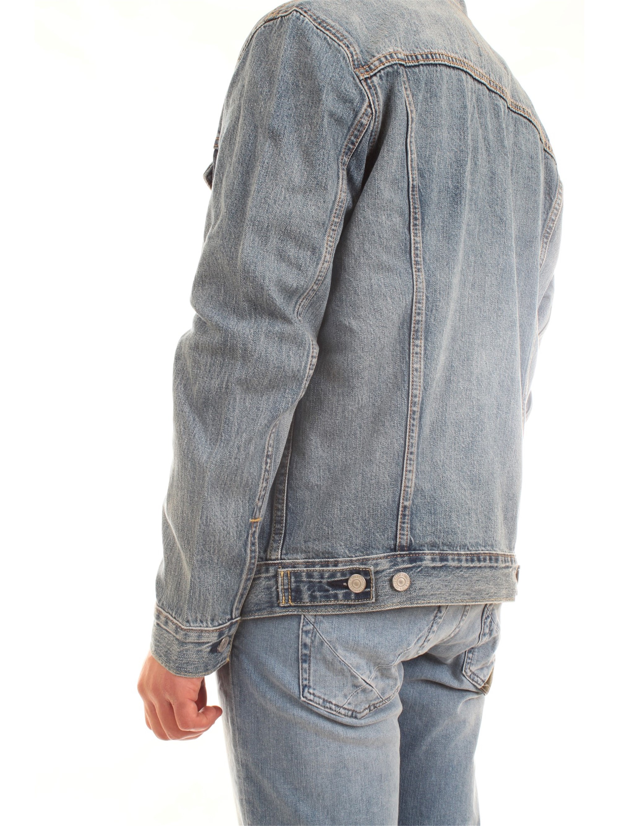 LEVI'S 72334 Medium blue Clothing Man Jacket LEVI'S 72334 Medium blue Clothing Man Jacket