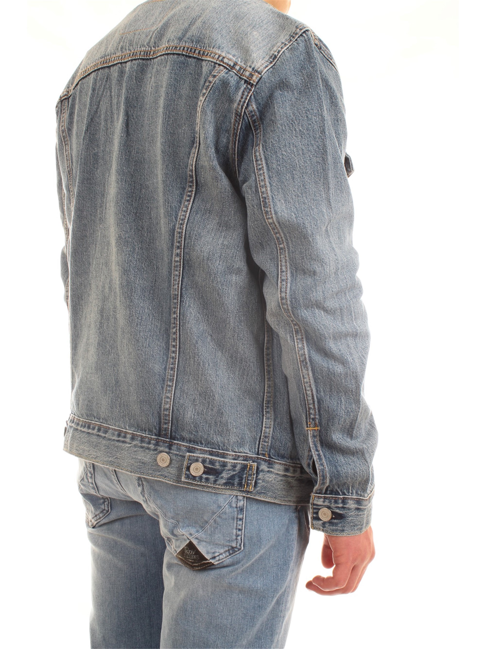 LEVI'S 72334 Medium blue Clothing Man Jacket LEVI'S 72334 Medium blue Clothing Man Jacket