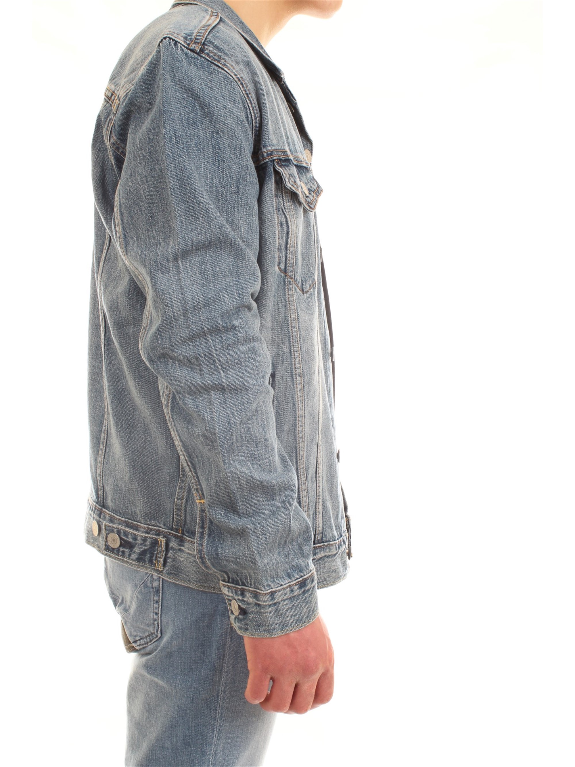 LEVI'S 72334 Medium blue Clothing Man Jacket LEVI'S 72334 Medium blue Clothing Man Jacket