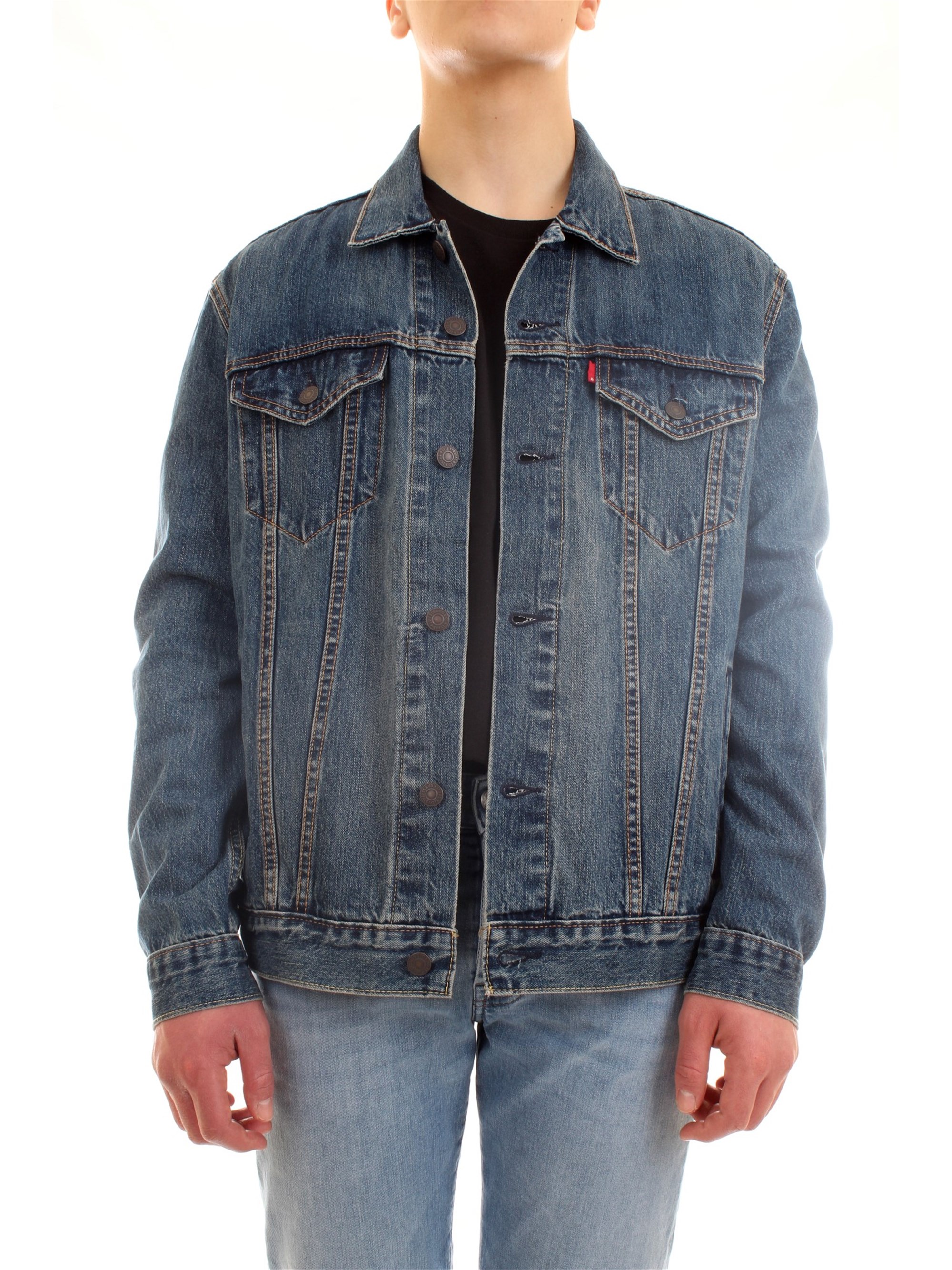 LEVI'S 72334 Dark blue Clothing Man Jacket LEVI'S 72334 Dark blue Clothing Man Jacket