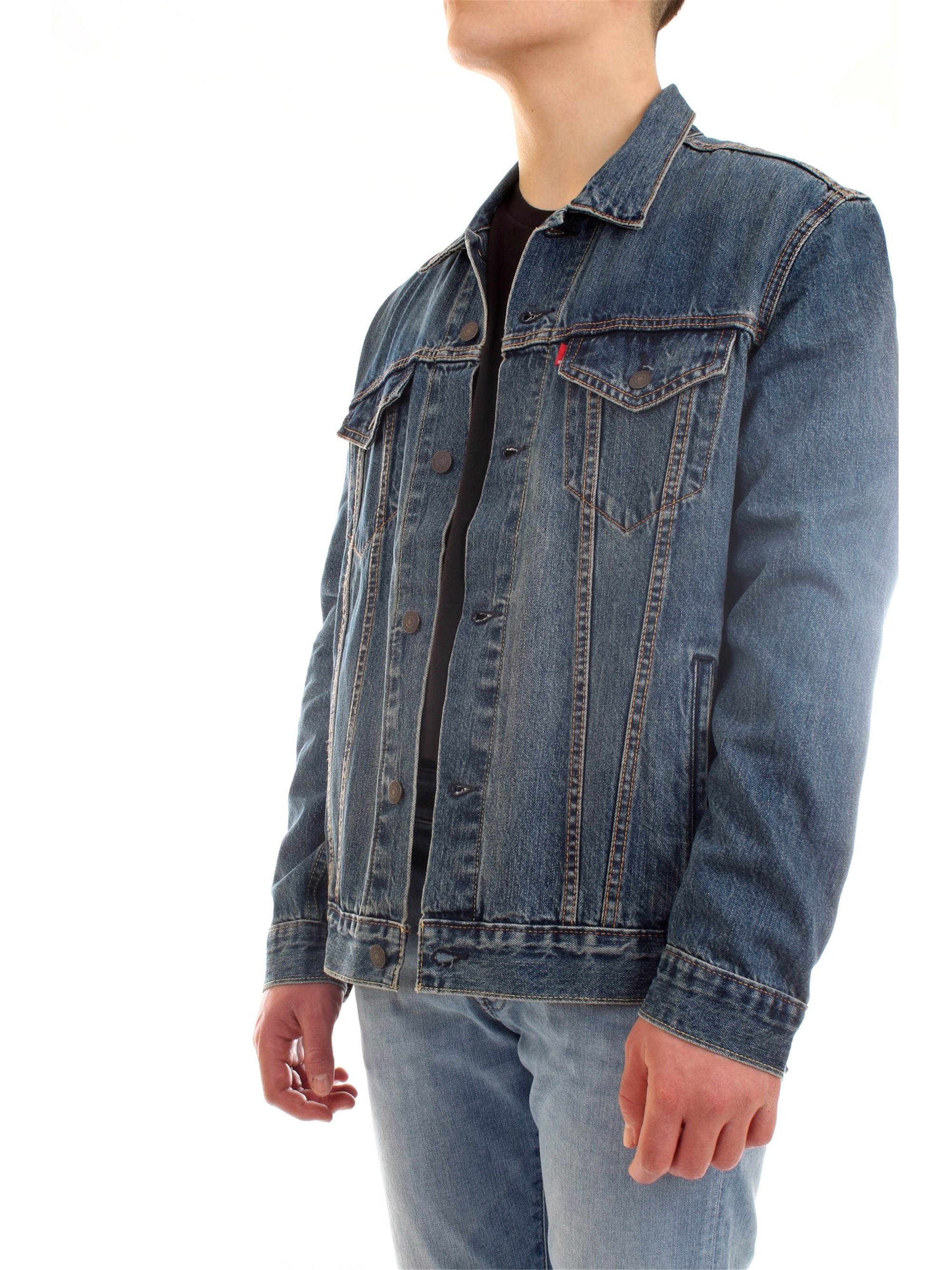LEVI'S 72334 Dark blue Clothing Man Jacket LEVI'S 72334 Dark blue Clothing Man Jacket