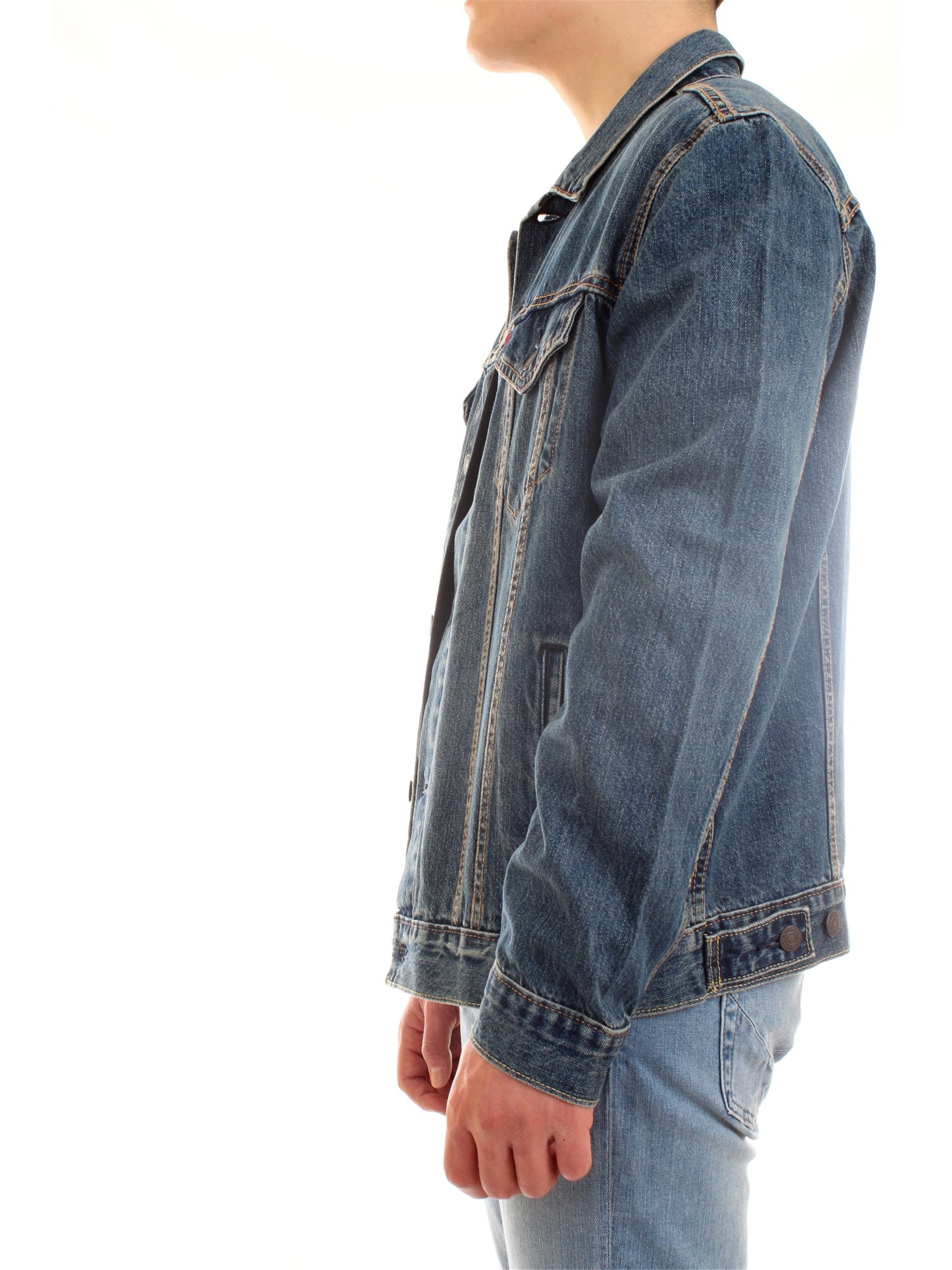LEVI'S 72334 Dark blue Clothing Man Jacket LEVI'S 72334 Dark blue Clothing Man Jacket