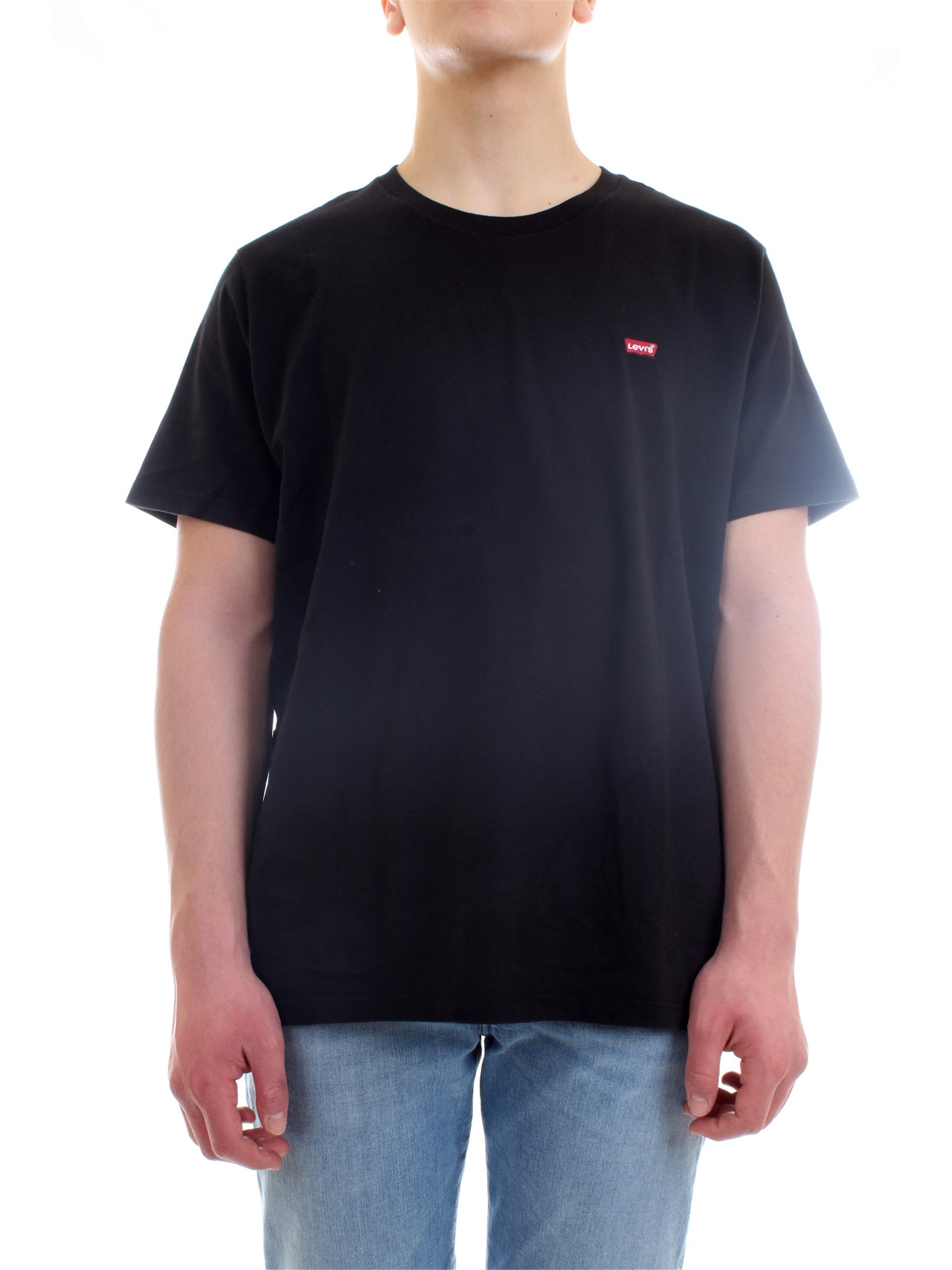 LEVI'S 56605 Black Clothing Man T-Shirt/Polo LEVI'S 56605 Black Clothing Man T-Shirt/Polo