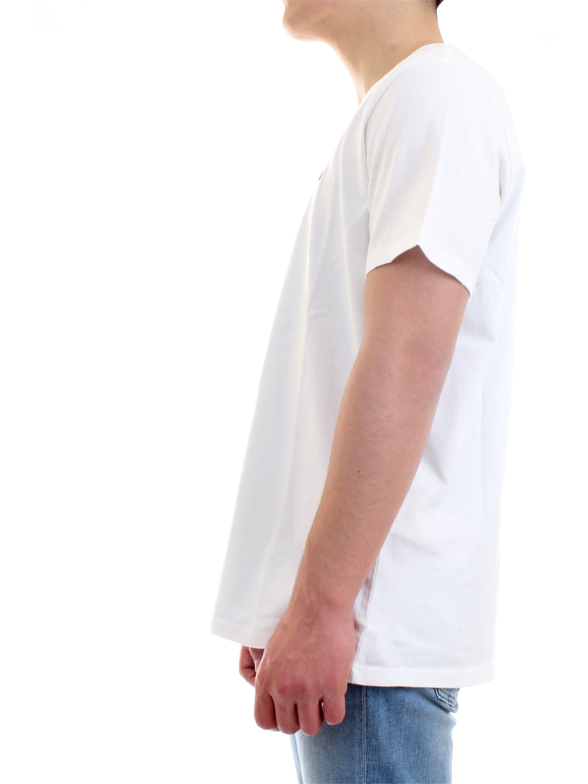 LEVI'S 56605 White Clothing Man T-Shirt/Polo LEVI'S 56605 White Clothing Man T-Shirt/Polo