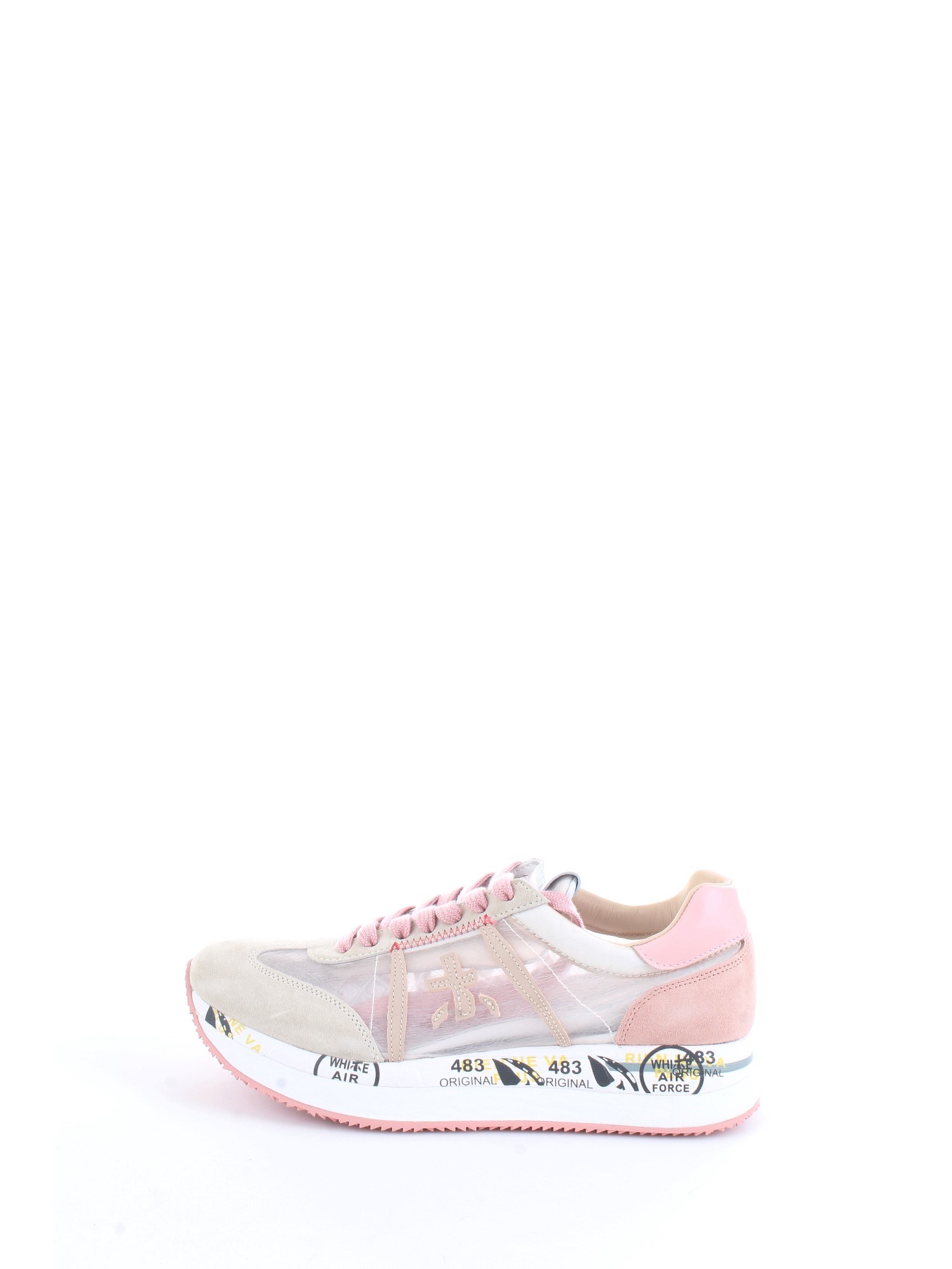 PREMIATA CONNY 5208 Pink Shoes Woman Sneakers PREMIATA CONNY 5208 Pink Shoes Woman Sneakers