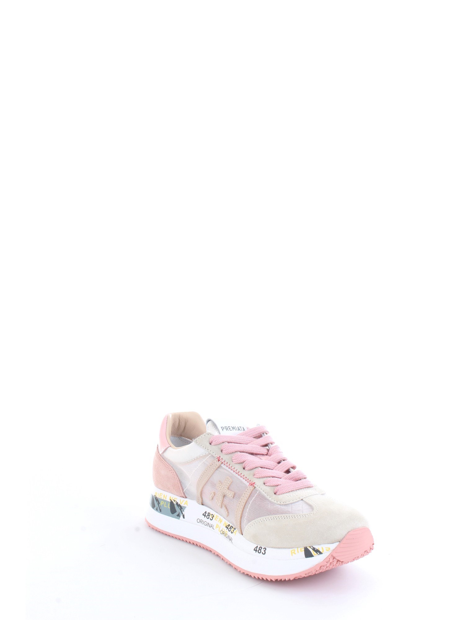 PREMIATA CONNY 5208 Pink Shoes Woman Sneakers PREMIATA CONNY 5208 Pink Shoes Woman Sneakers