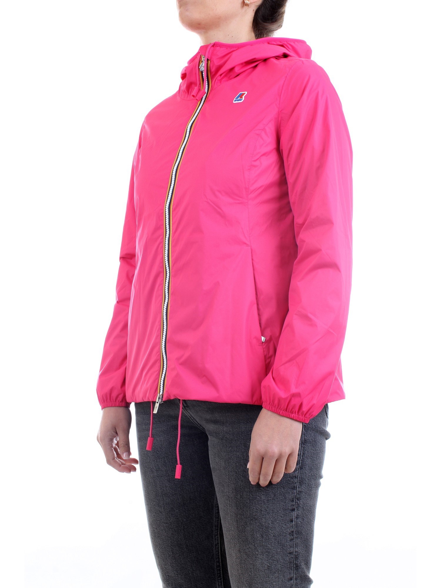 K-WAY K00BHI0 Z11 Fuchsia Clothing Woman Jacket K-WAY K00BHI0 Z11 Fuchsia Clothing Woman Jacket