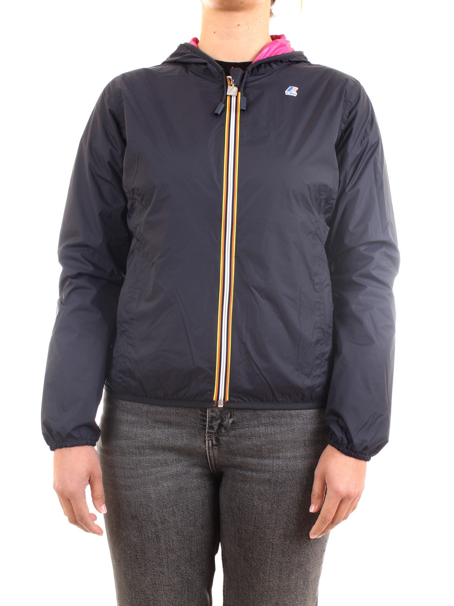 K-WAY K002XN0 Fuchsia Clothing Woman Jacket K-WAY K002XN0 Fuchsia Clothing Woman Jacket