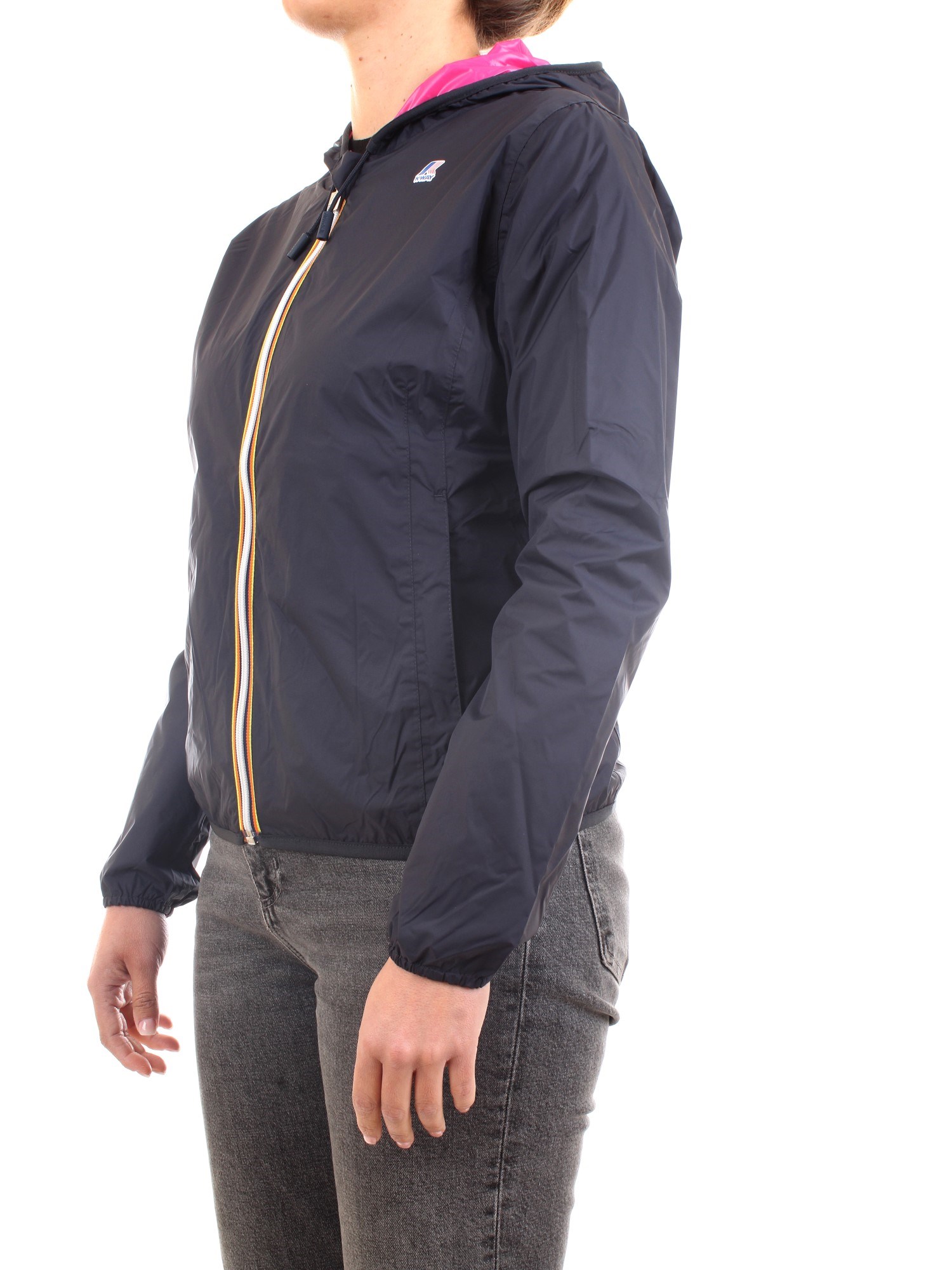 K-WAY K002XN0 Fuchsia Clothing Woman Jacket K-WAY K002XN0 Fuchsia Clothing Woman Jacket