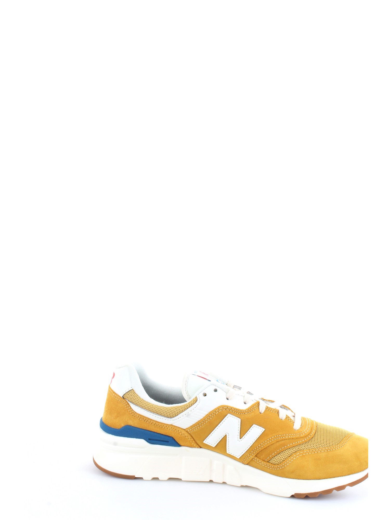 NEW BALANCE CM997HRW Yellow Shoes Man Sneakers NEW BALANCE CM997HRW Yellow Shoes Man Sneakers