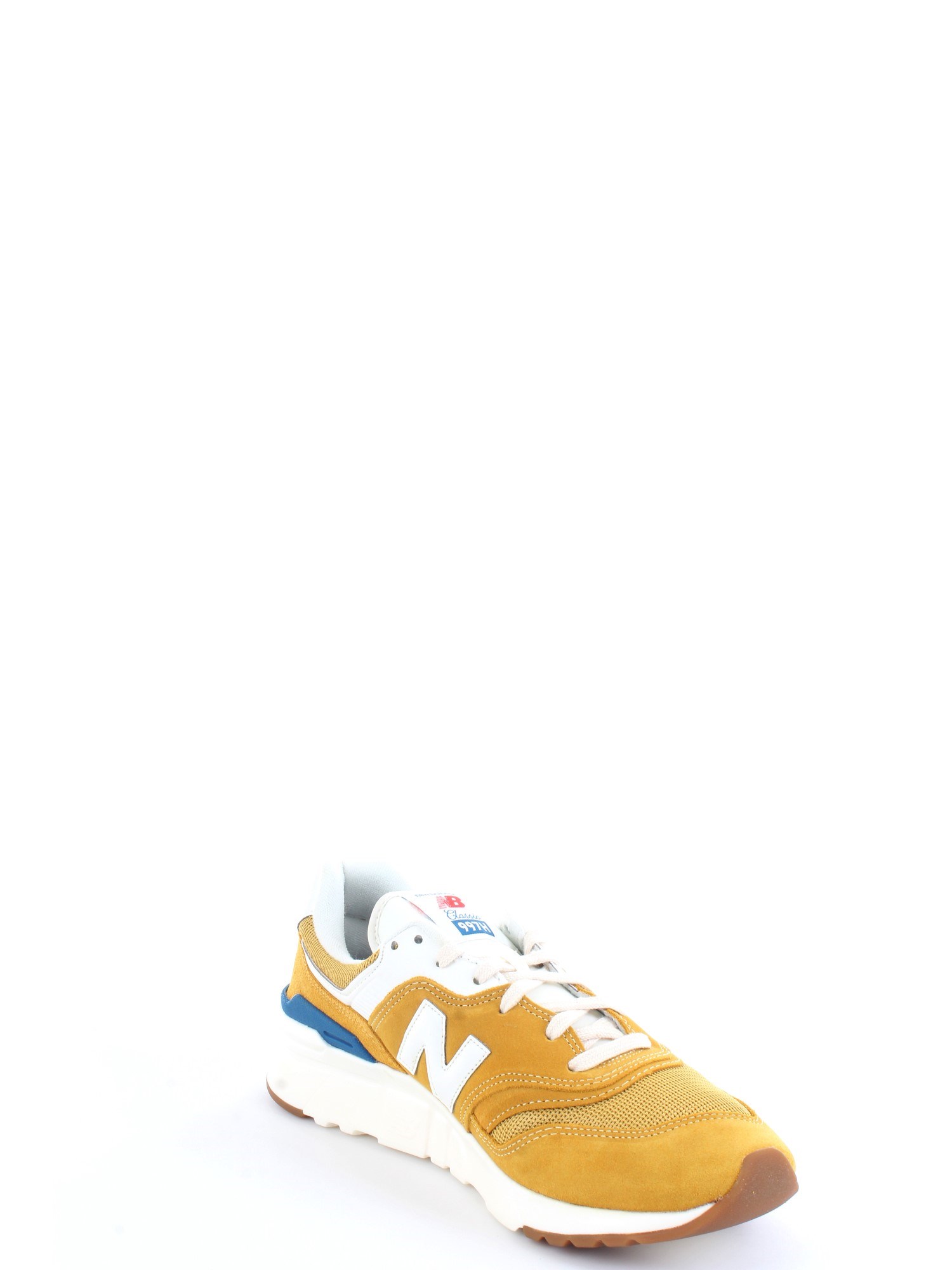 NEW BALANCE CM997HRW Yellow Shoes Man Sneakers NEW BALANCE CM997HRW Yellow Shoes Man Sneakers