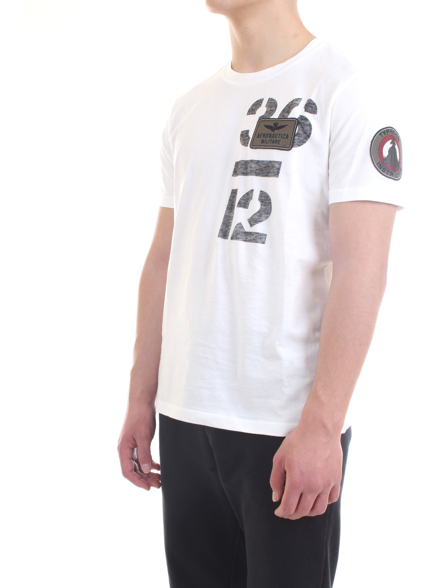 AERONAUTICA MILITARE 211TS1868J492 White Clothing Man T-Shirt/Polo AERONAUTICA MILITARE 211TS1868J492 White Clothing Man T-Shirt/Polo