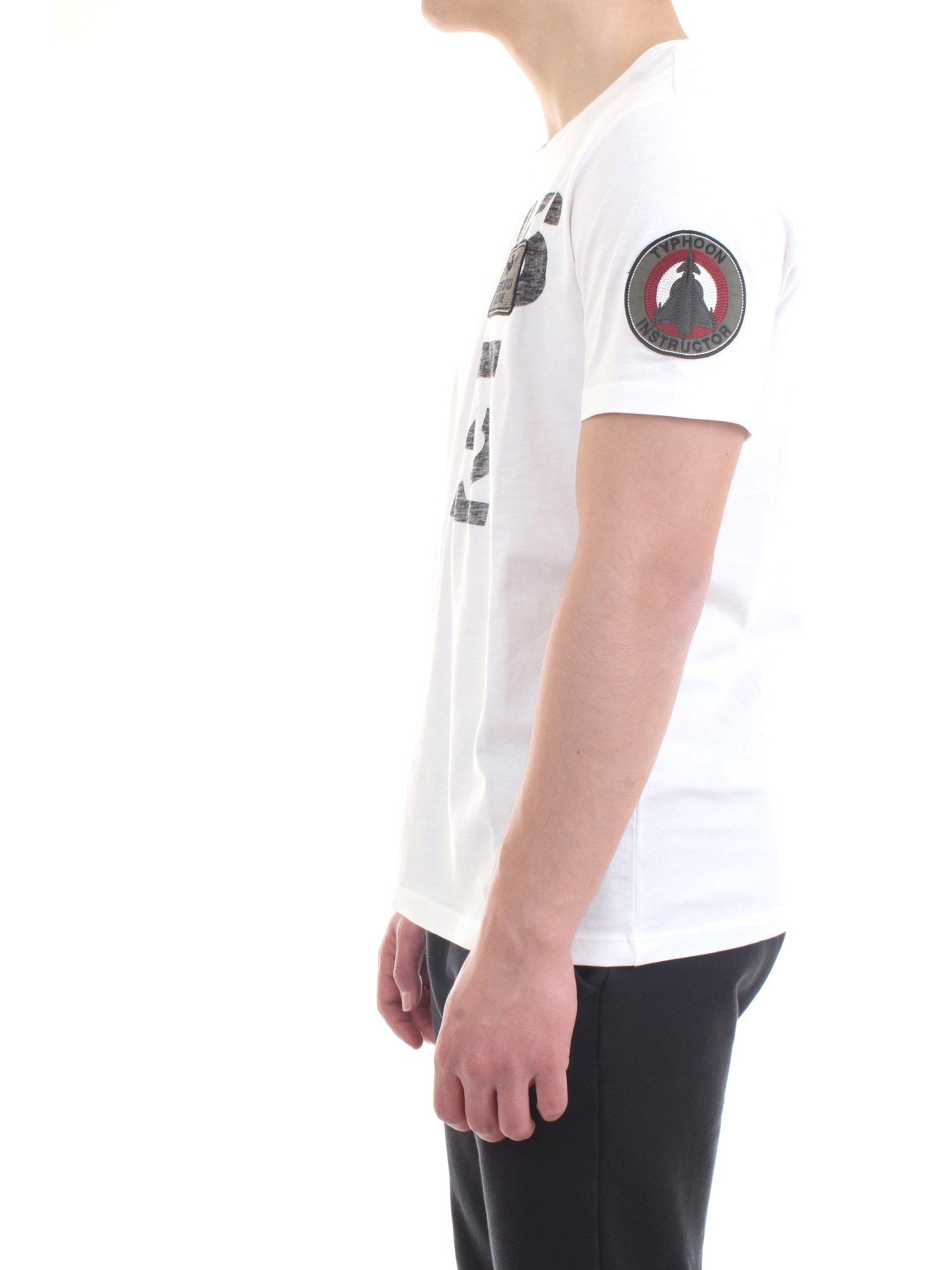 AERONAUTICA MILITARE 211TS1868J492 White Clothing Man T-Shirt/Polo AERONAUTICA MILITARE 211TS1868J492 White Clothing Man T-Shirt/Polo