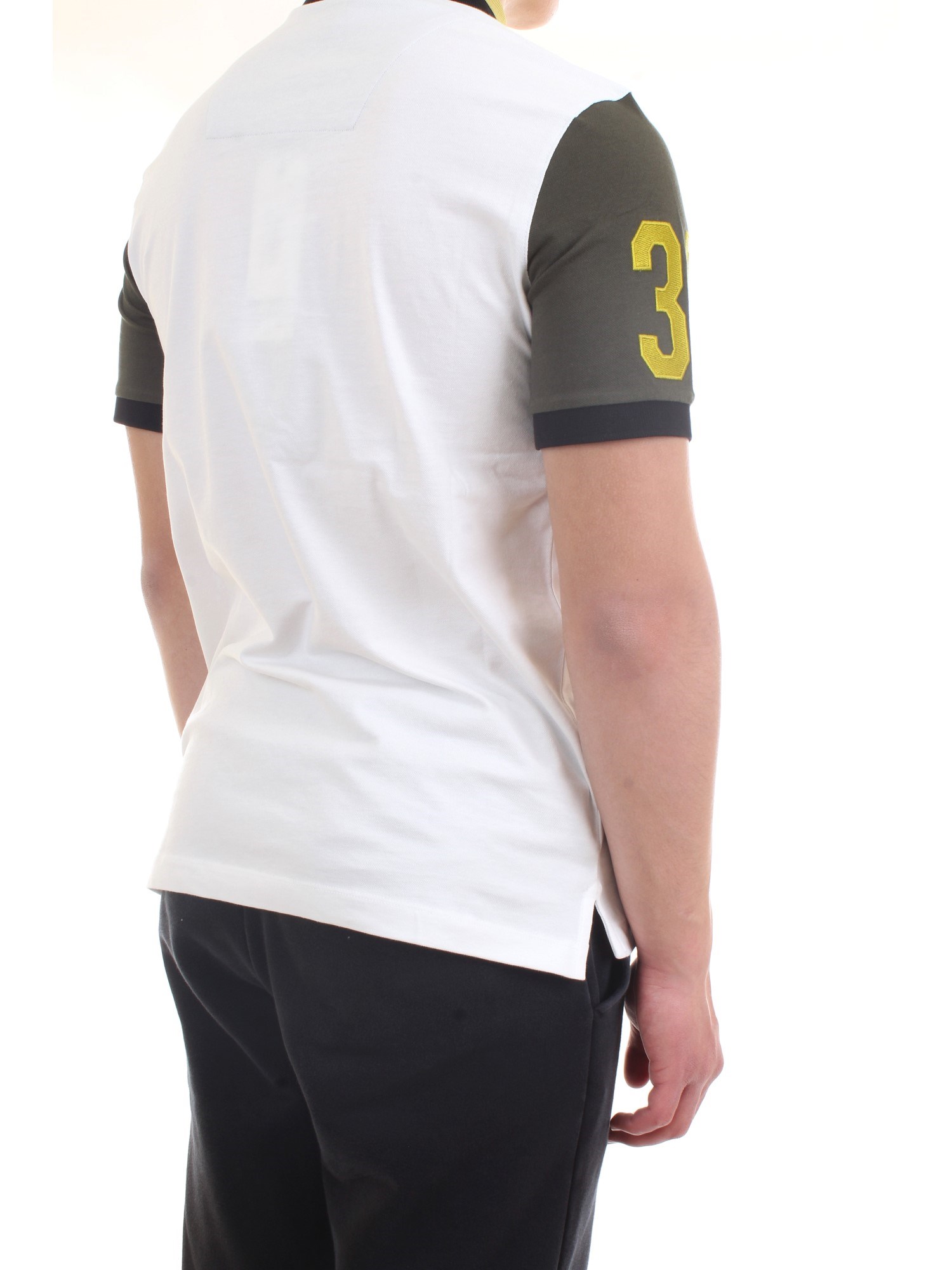 AERONAUTICA MILITARE 211PO1537P178 White Clothing Man Polo shirt AERONAUTICA MILITARE 211PO1537P178 White Clothing Man Polo shirt