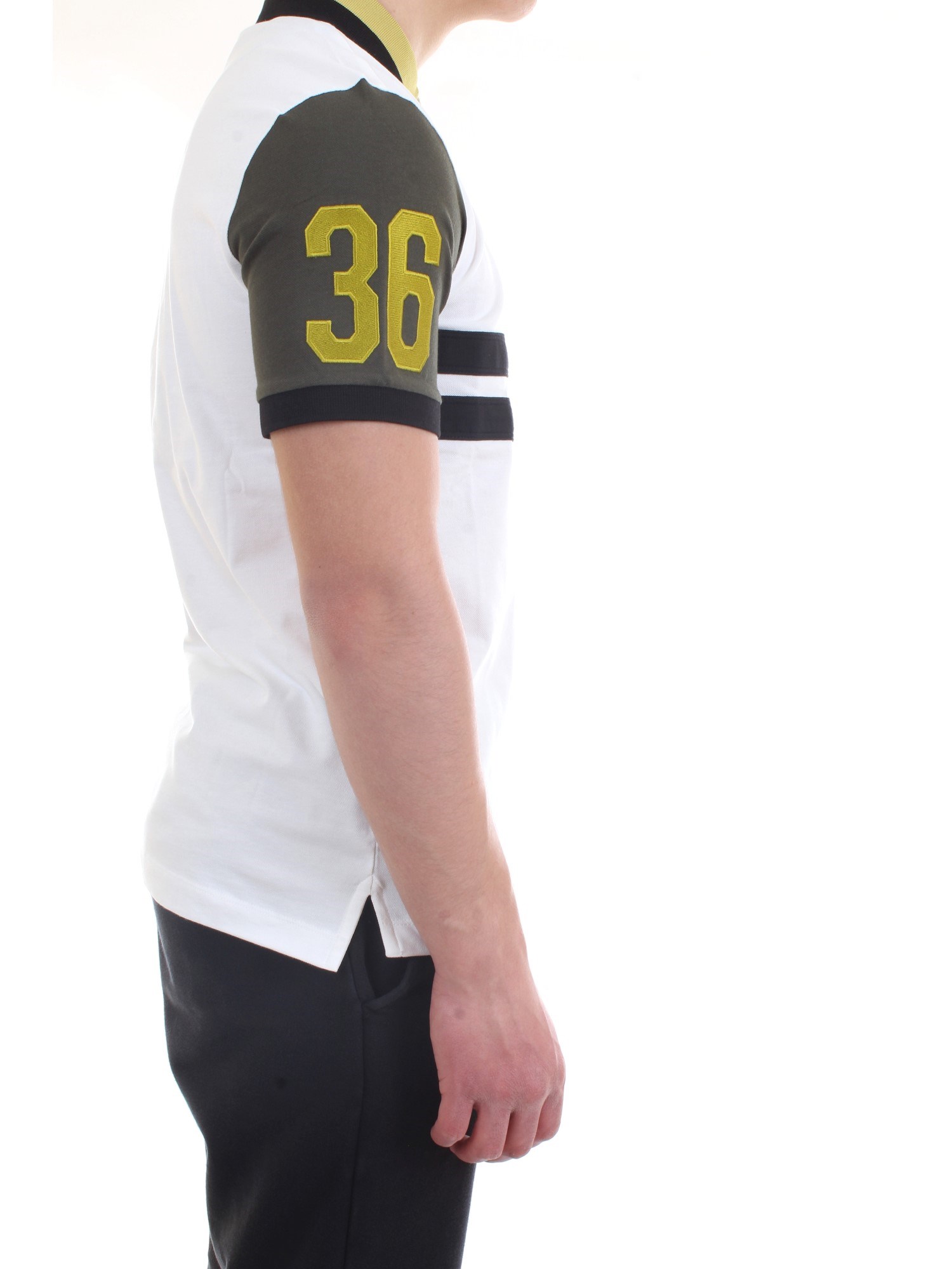 AERONAUTICA MILITARE 211PO1537P178 White Clothing Man Polo shirt AERONAUTICA MILITARE 211PO1537P178 White Clothing Man Polo shirt