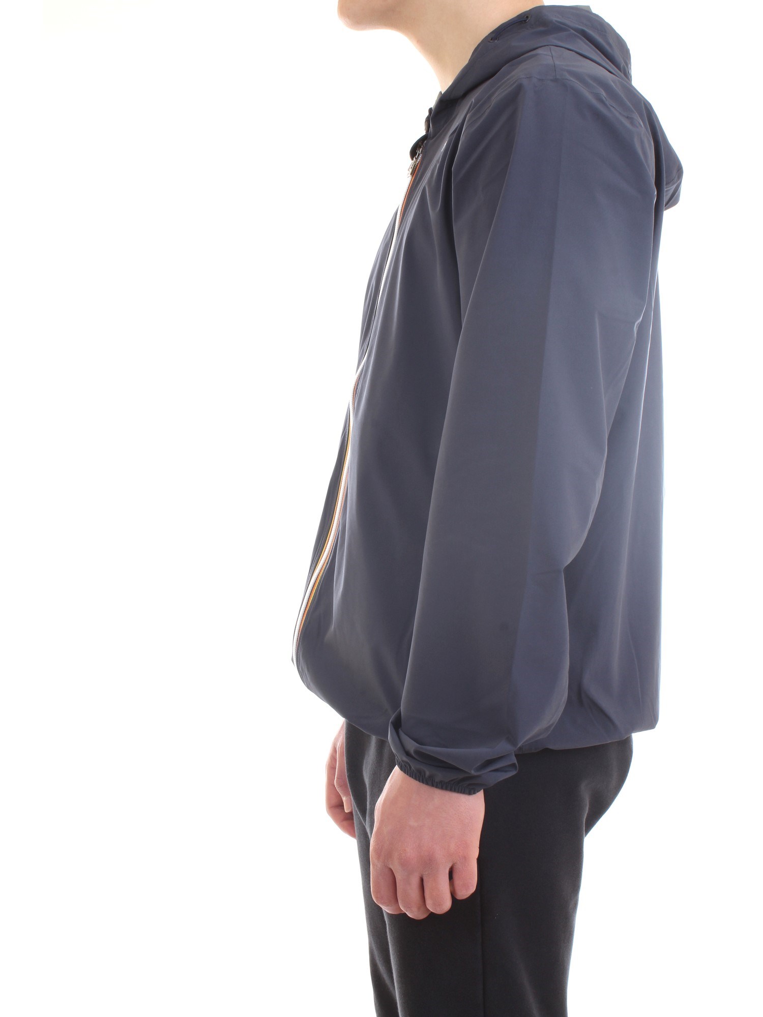K-WAY K00BBV0 Blue Clothing Man Jacket K-WAY K00BBV0 Blue Clothing Man Jacket