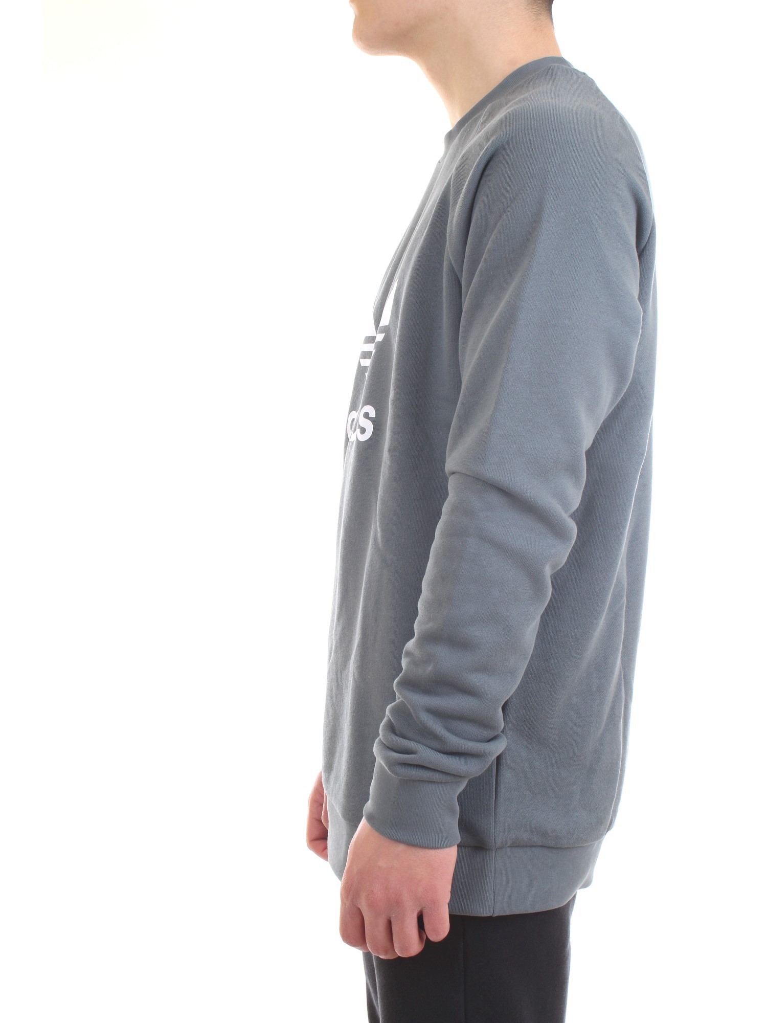 ADIDAS ORIGINALS GN3471 Light blue Clothing Man Sweater ADIDAS ORIGINALS GN3471 Light blue Clothing Man Sweater
