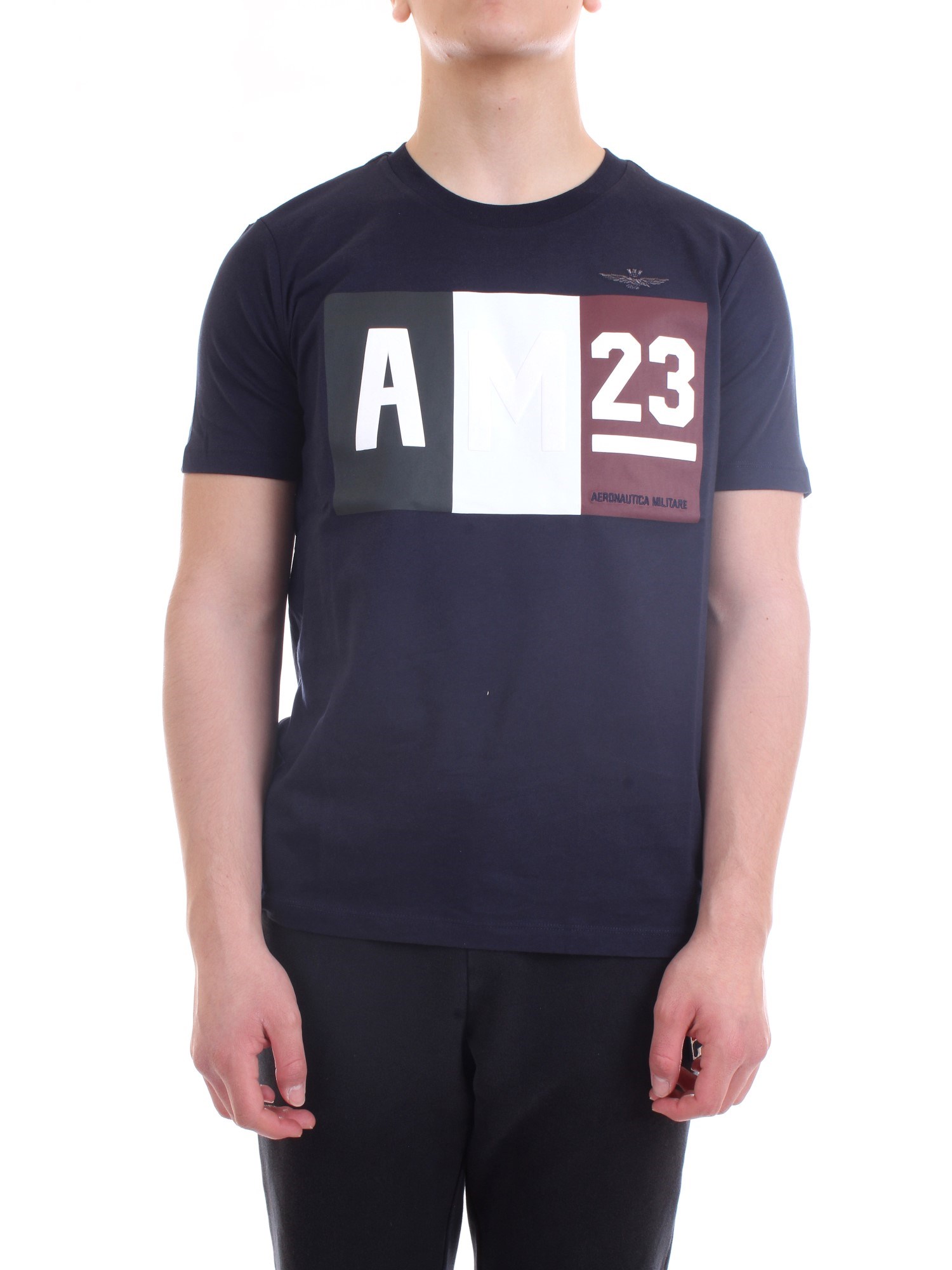AERONAUTICA MILITARE 211TS1866J492 Blue Clothing Man T-Shirt/Polo AERONAUTICA MILITARE 211TS1866J492 Blue Clothing Man T-Shirt/Polo